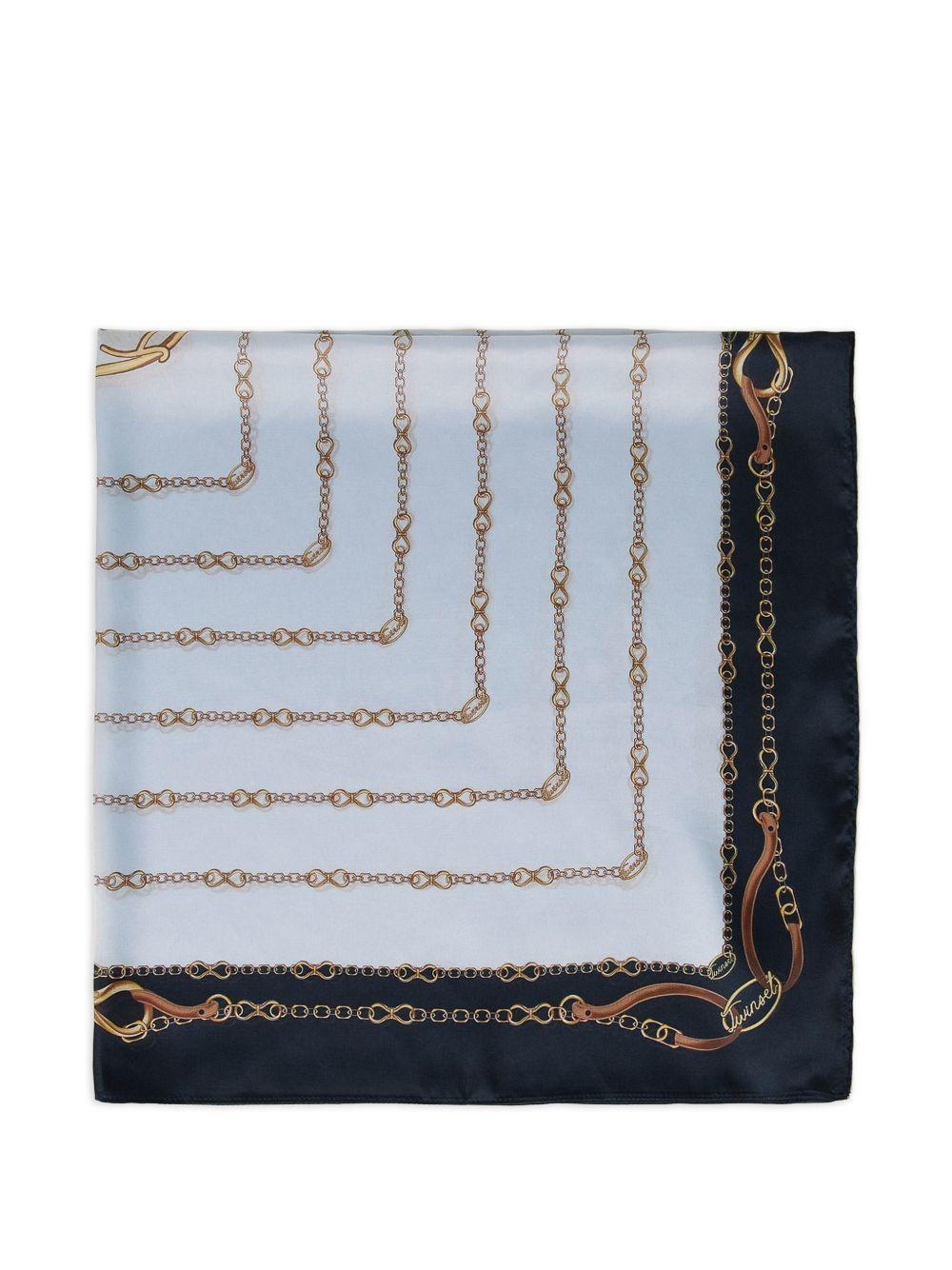 TWINSET Foulard azzurro e blu