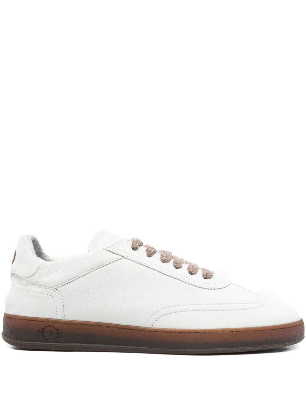 SOLDINI 80 Sneakers 'Nabuk' bianche
