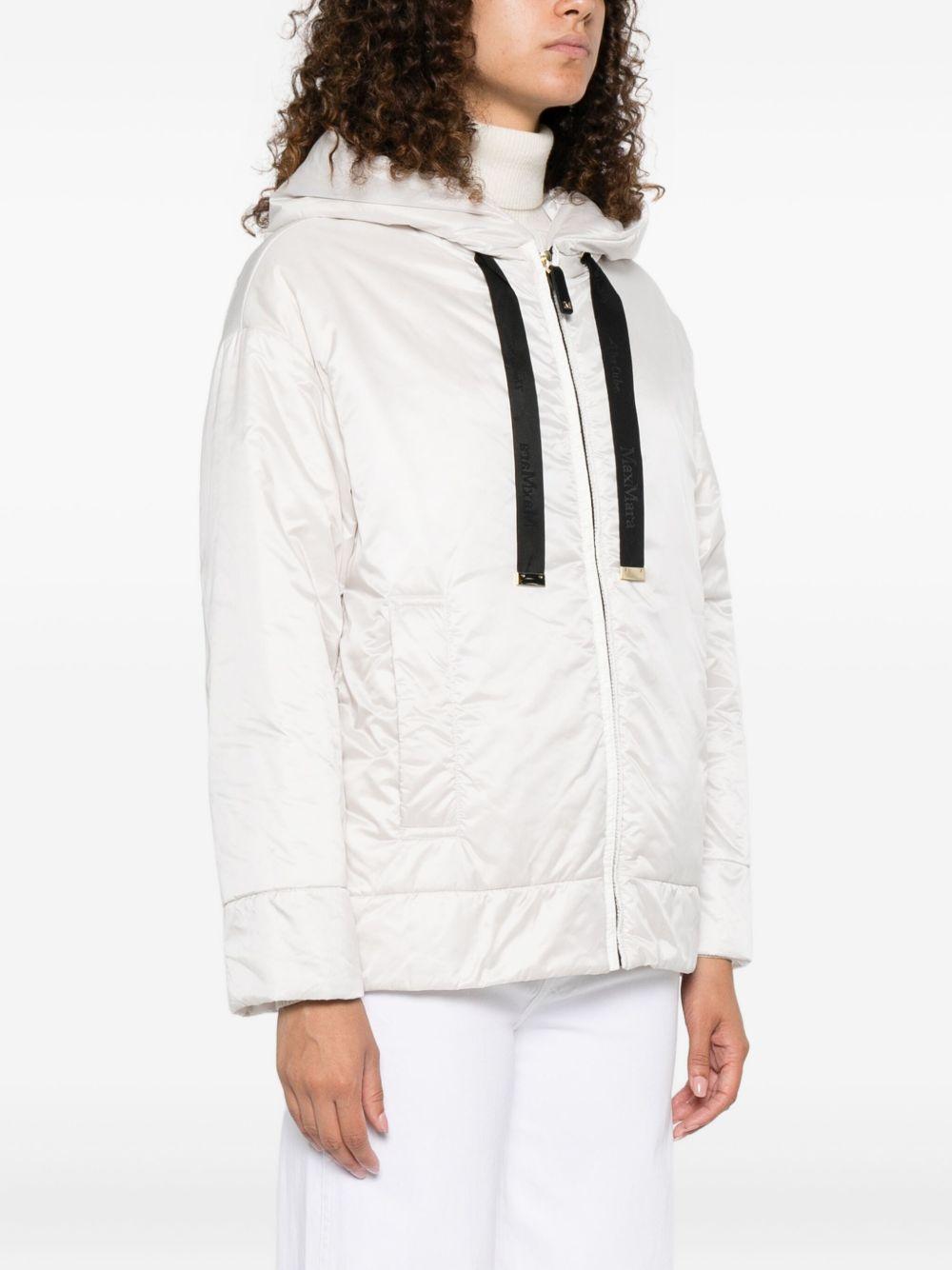 MAX MARA THE CUBE Piumino corto 'Daria' bianco