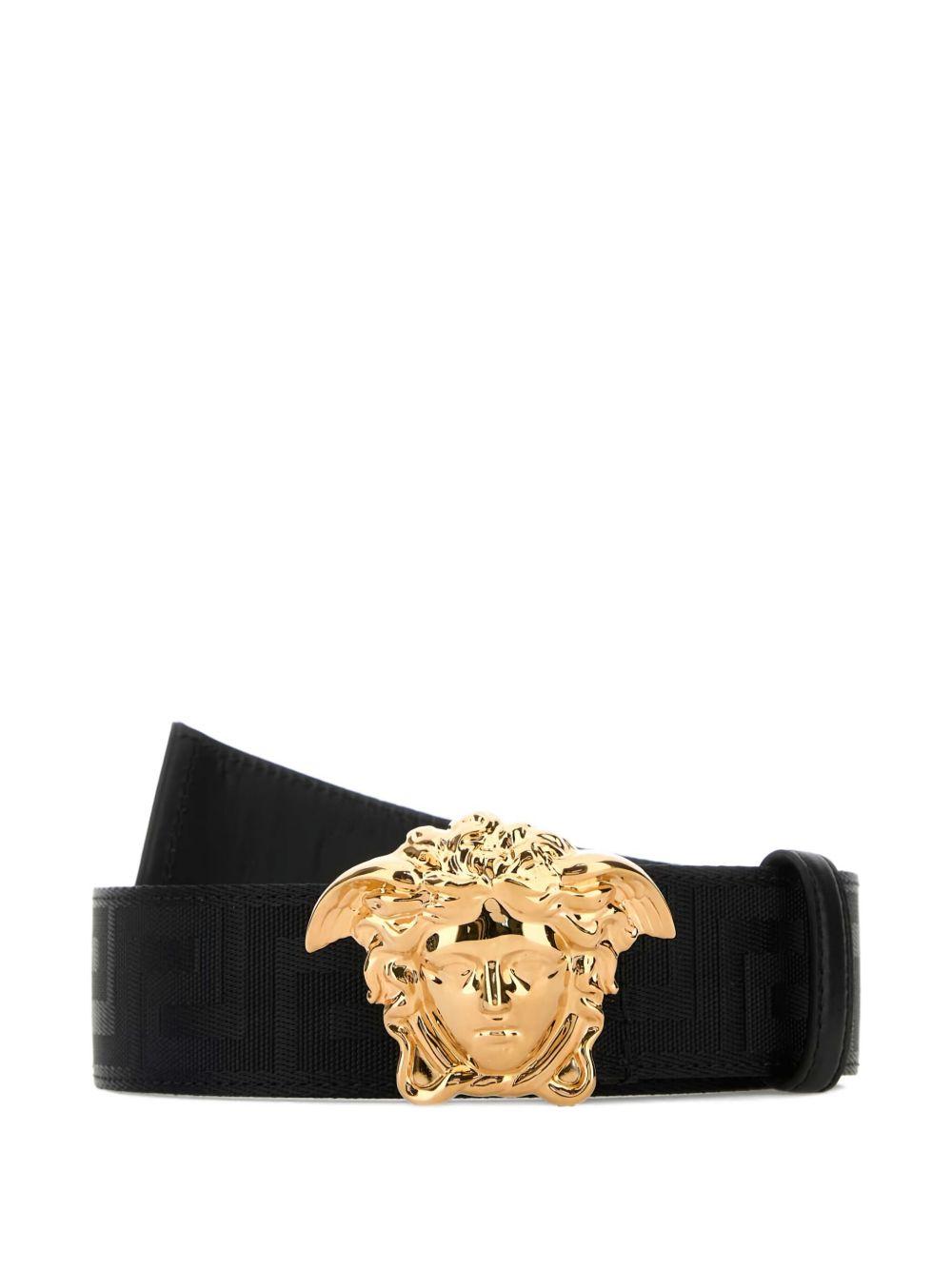 VERSACE Cintura 'La Medusa Greca' in pelle