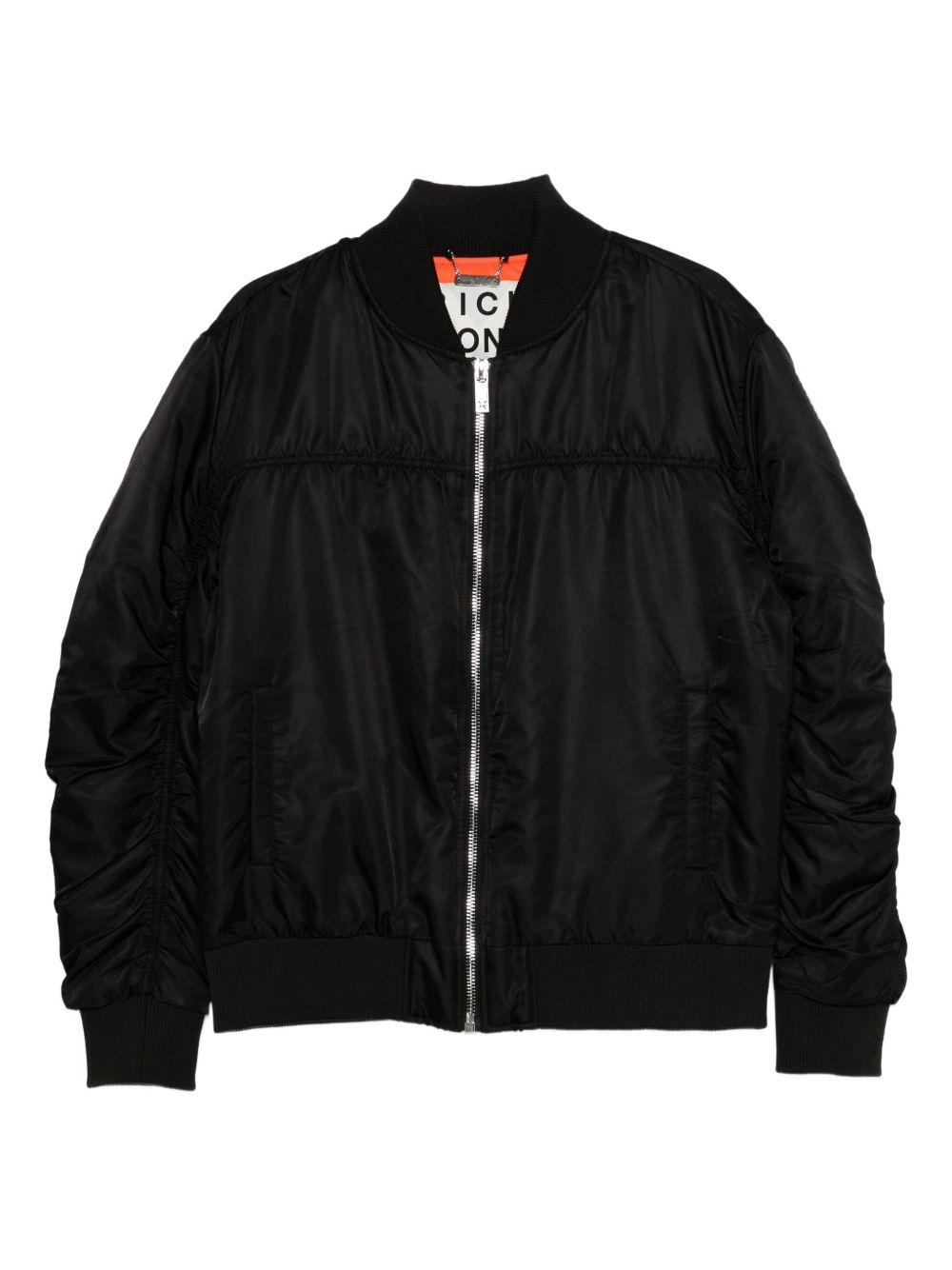 JOHN RICHMOND Bomber nero con zip