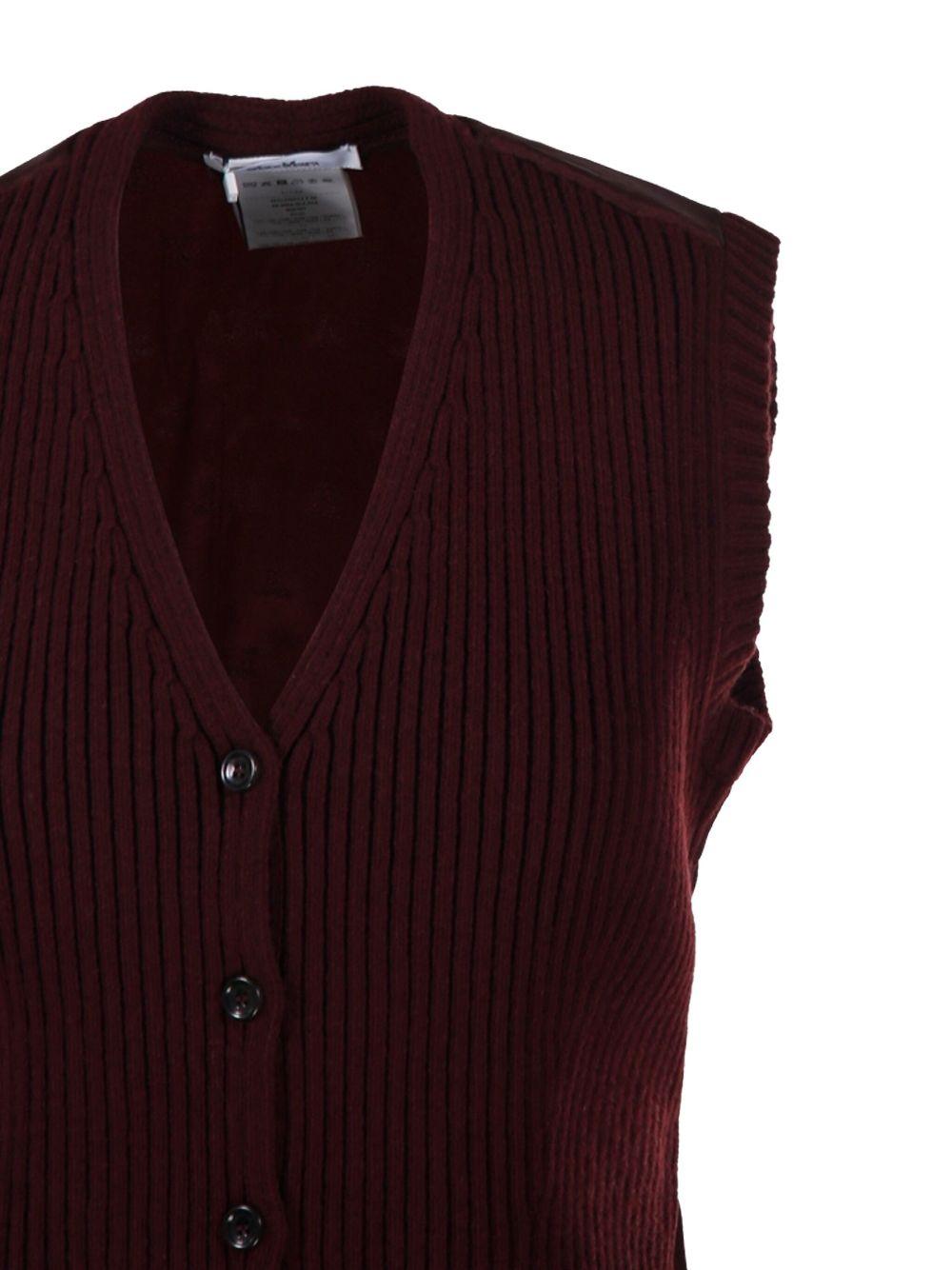 MAX MARA Gilet in maglia 'Madre'