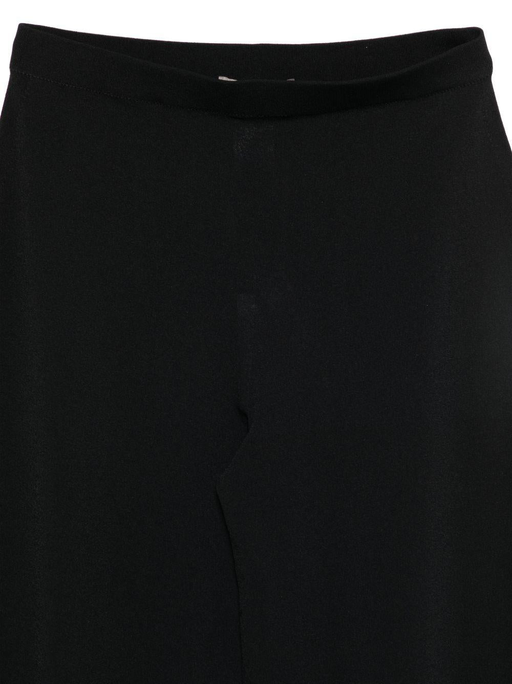 D EXTERIOR Pantaloni ampi neri