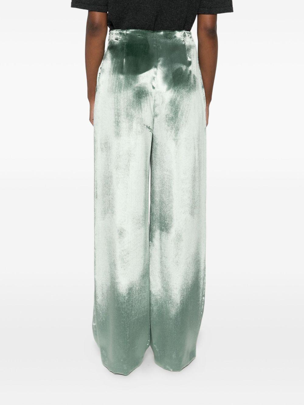 ALBERTA FERRETTI Pantaloni wide leg satinati