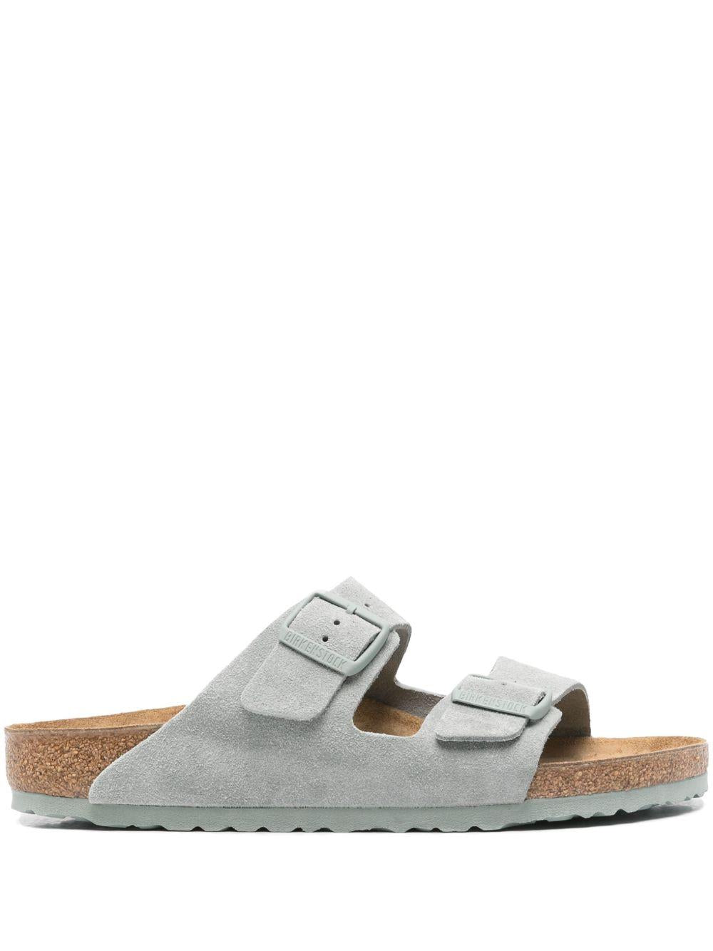 BIRKENSTOCK Ciabatte 'Arizona' in camoscio salvia