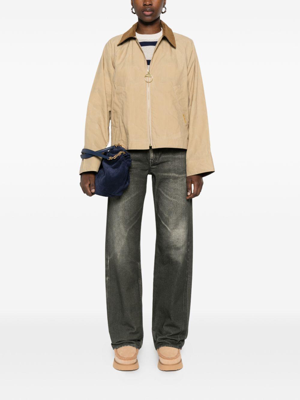 BARBOUR Giacca Catlin in cotone beige
