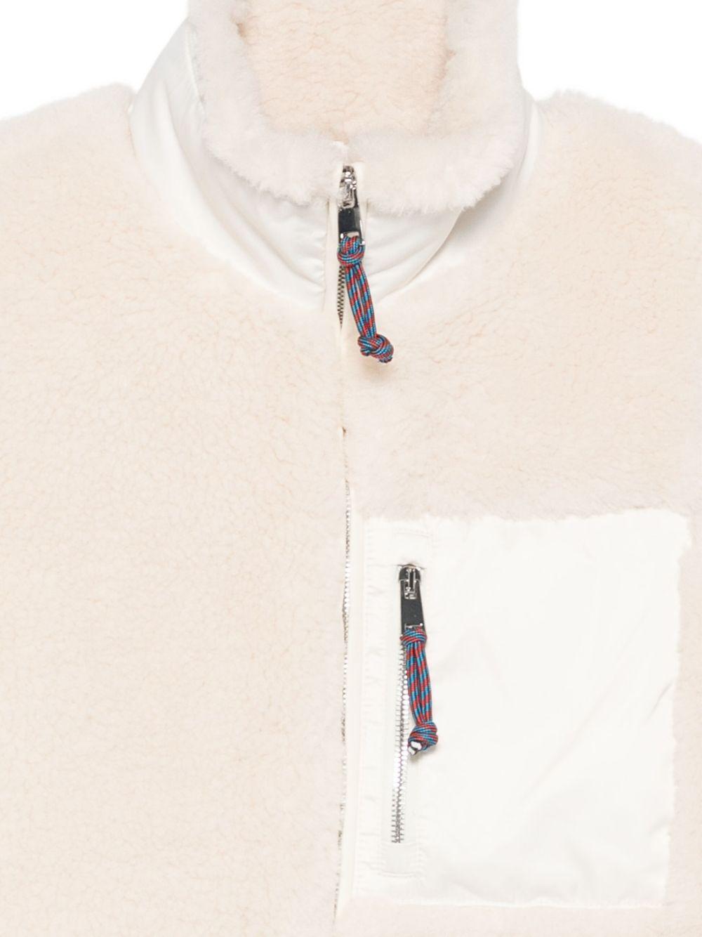 TORY BURCH Gilet in tessuto effetto fleece