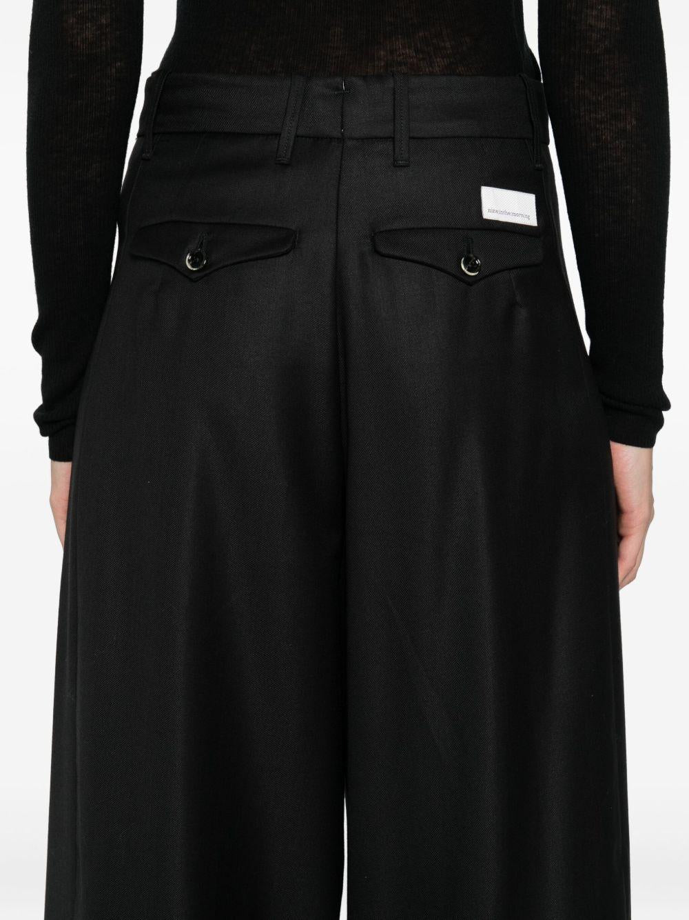 NINE IN THE MORNING Pantaloni Petra neri