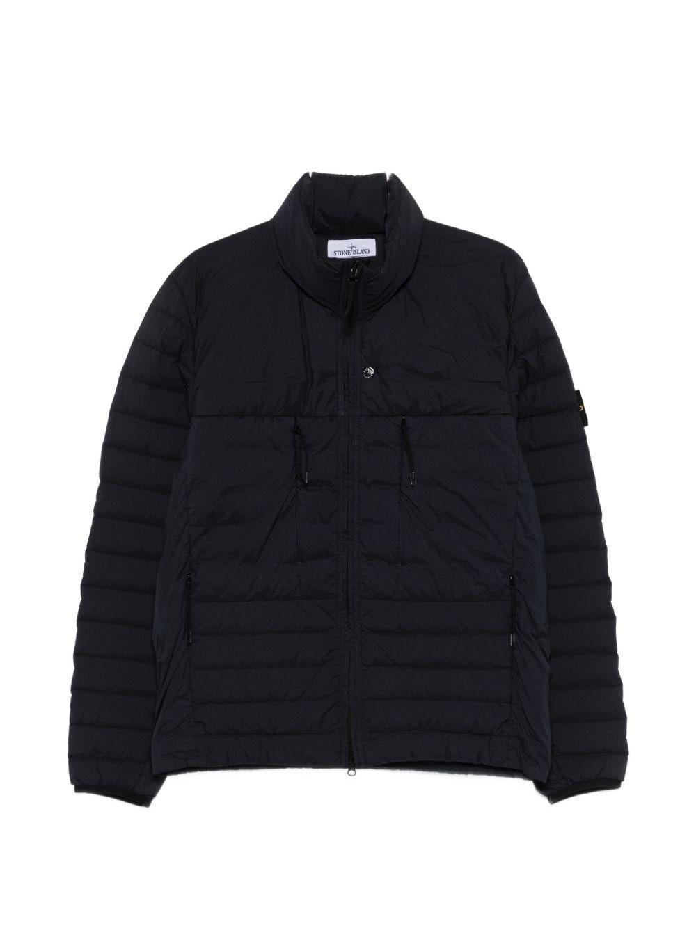 STONE ISLAND Piumino trapuntato blu navy