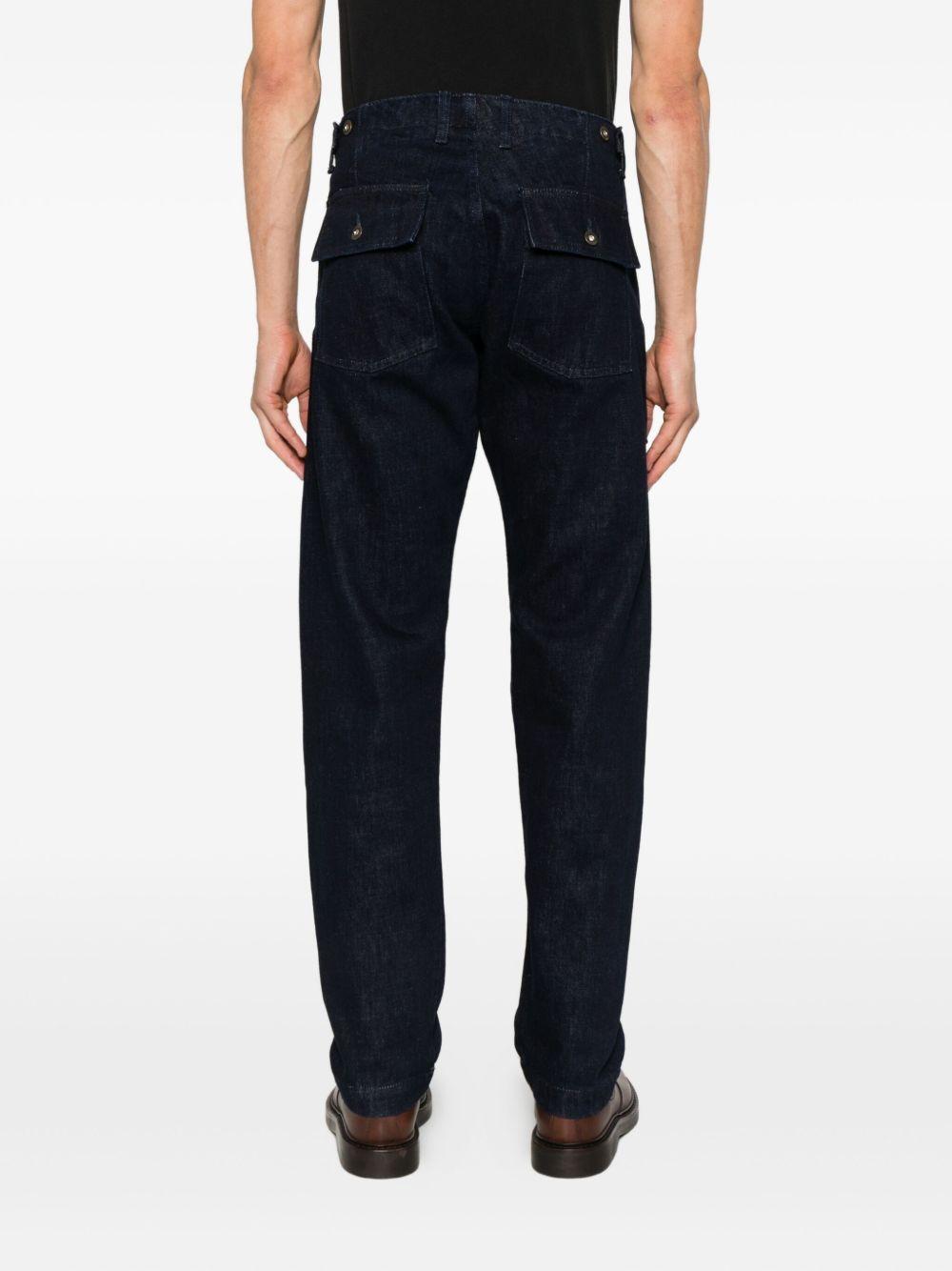 CHESAPEAKES Jeans lunghi neri 'Fatigue'