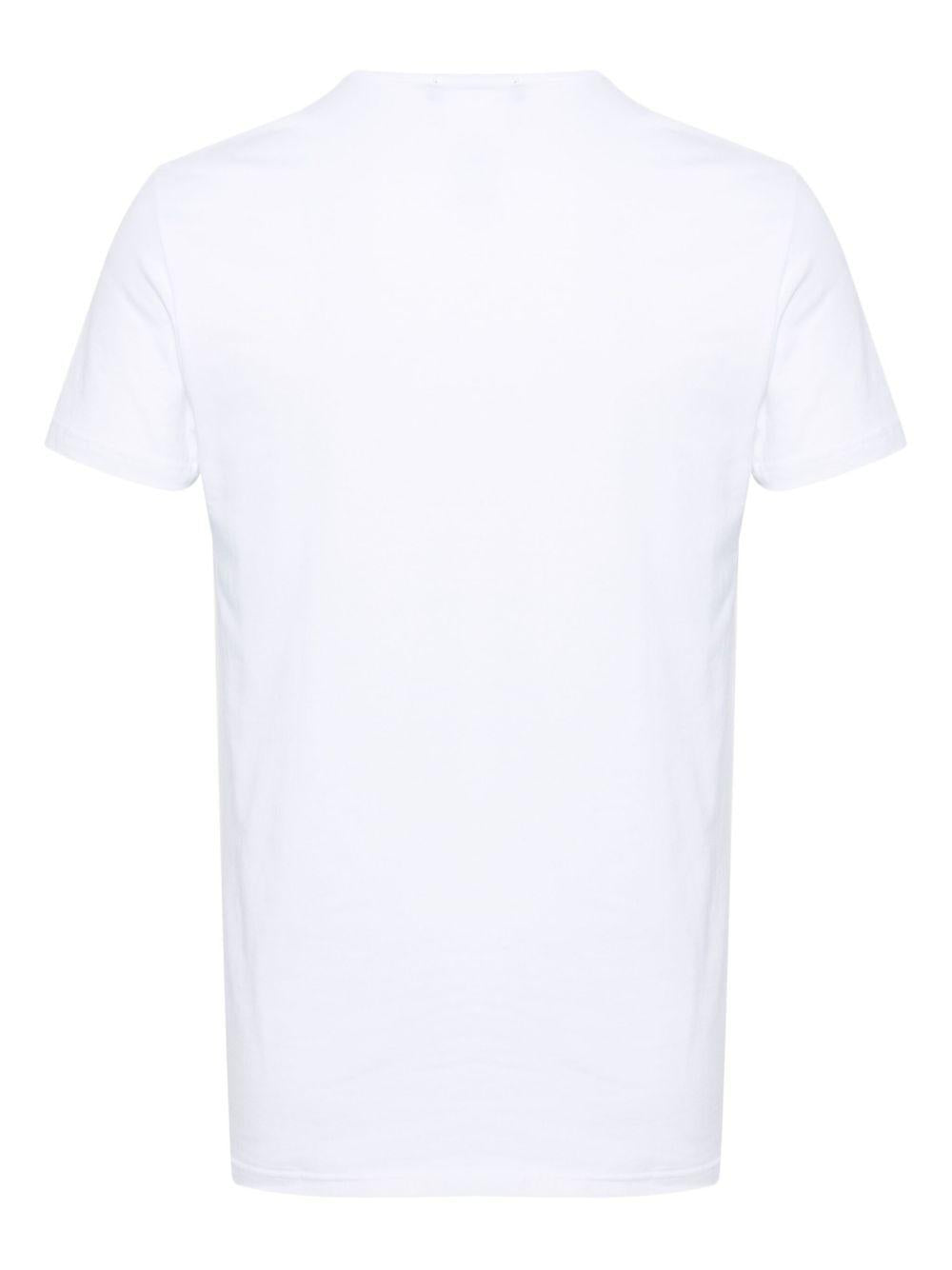 VERSACE Set di 2 T-shirt 'Medusa' in cotone elasticizzato bianco
