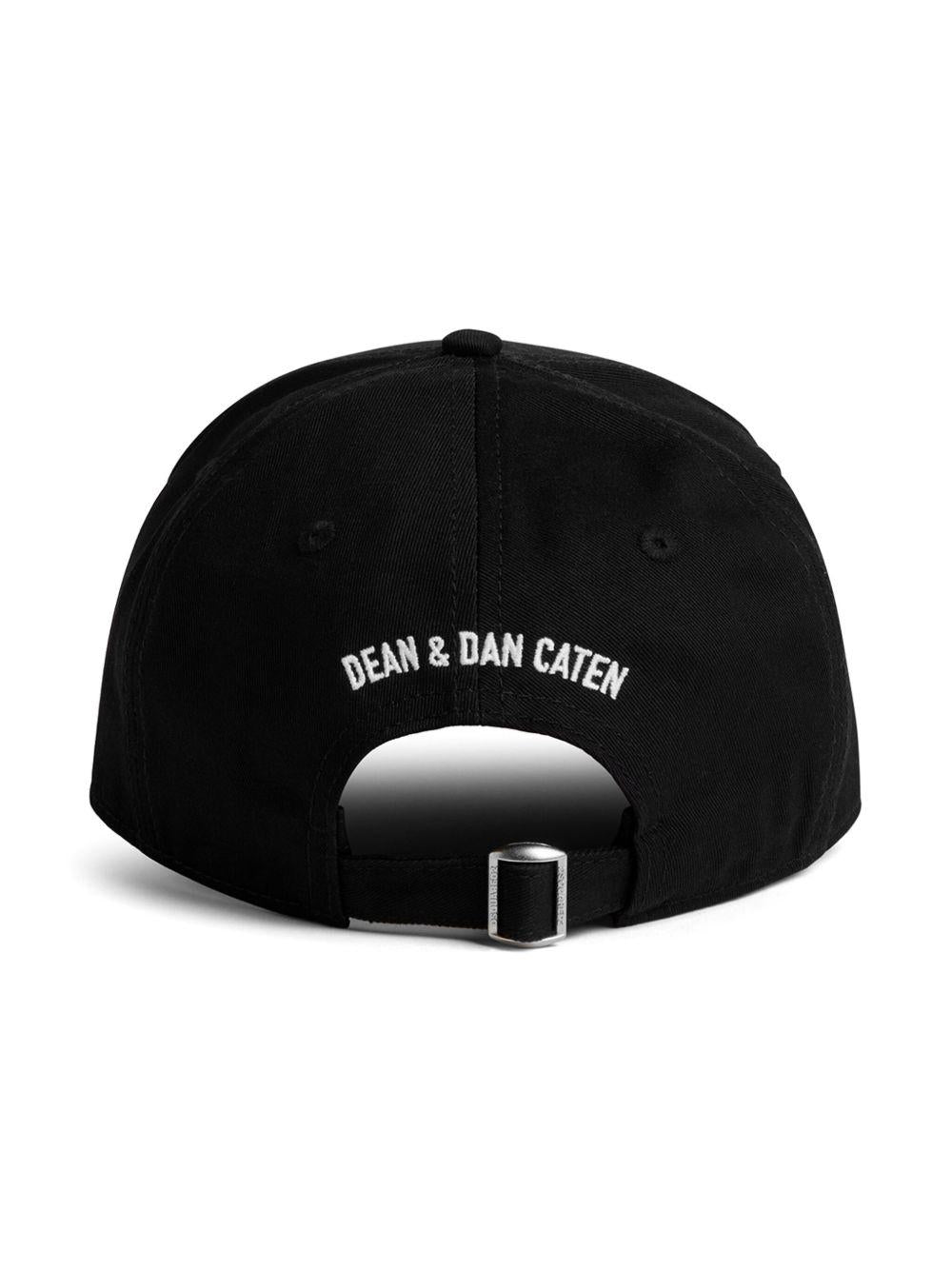 DSQUARED2 Cappello baseball nero con logo frontale