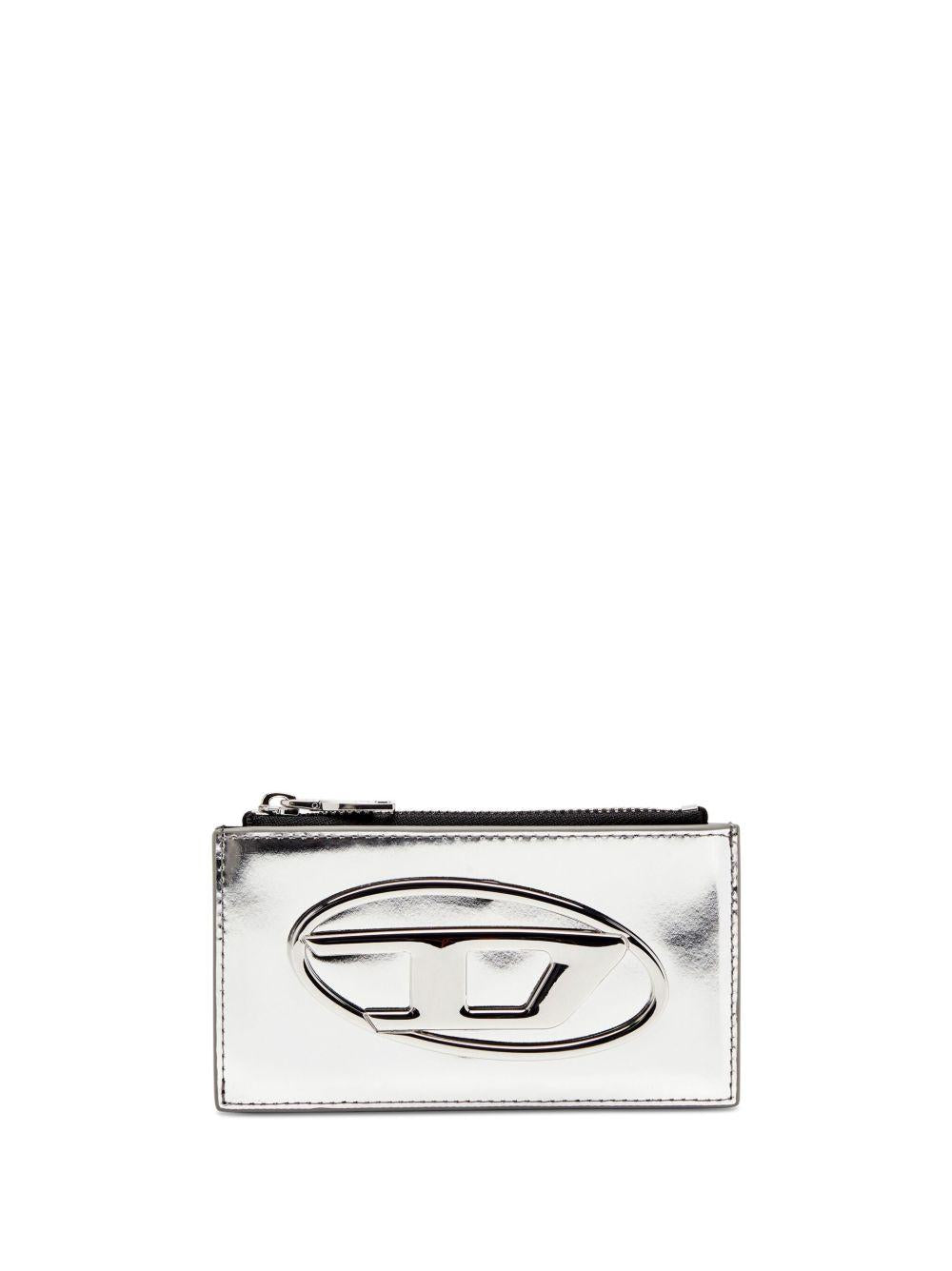 DIESEL Portacarte argento