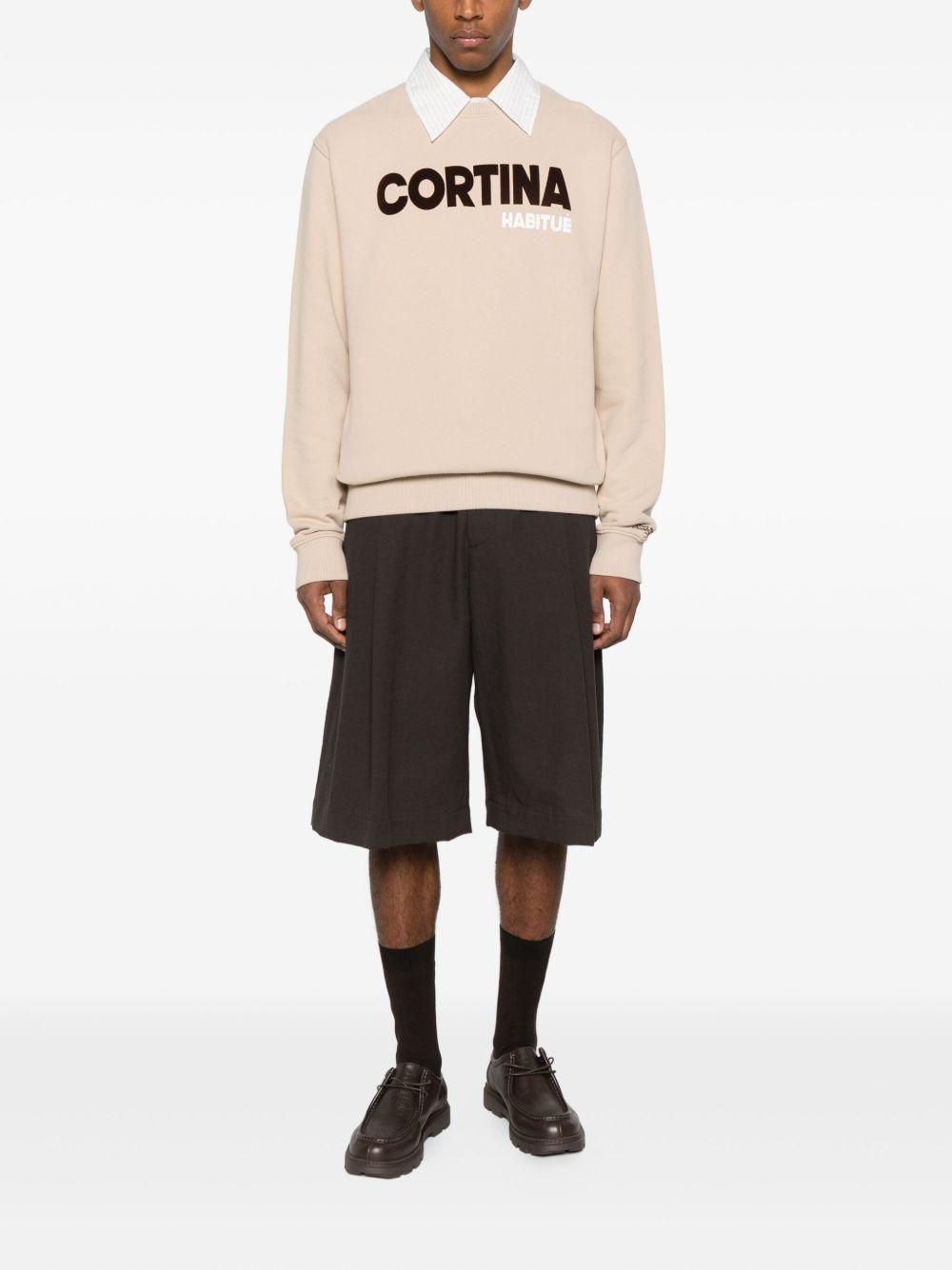 MC2 SAINT BARTH Felpa girocollo 'Soho' in cotone beige