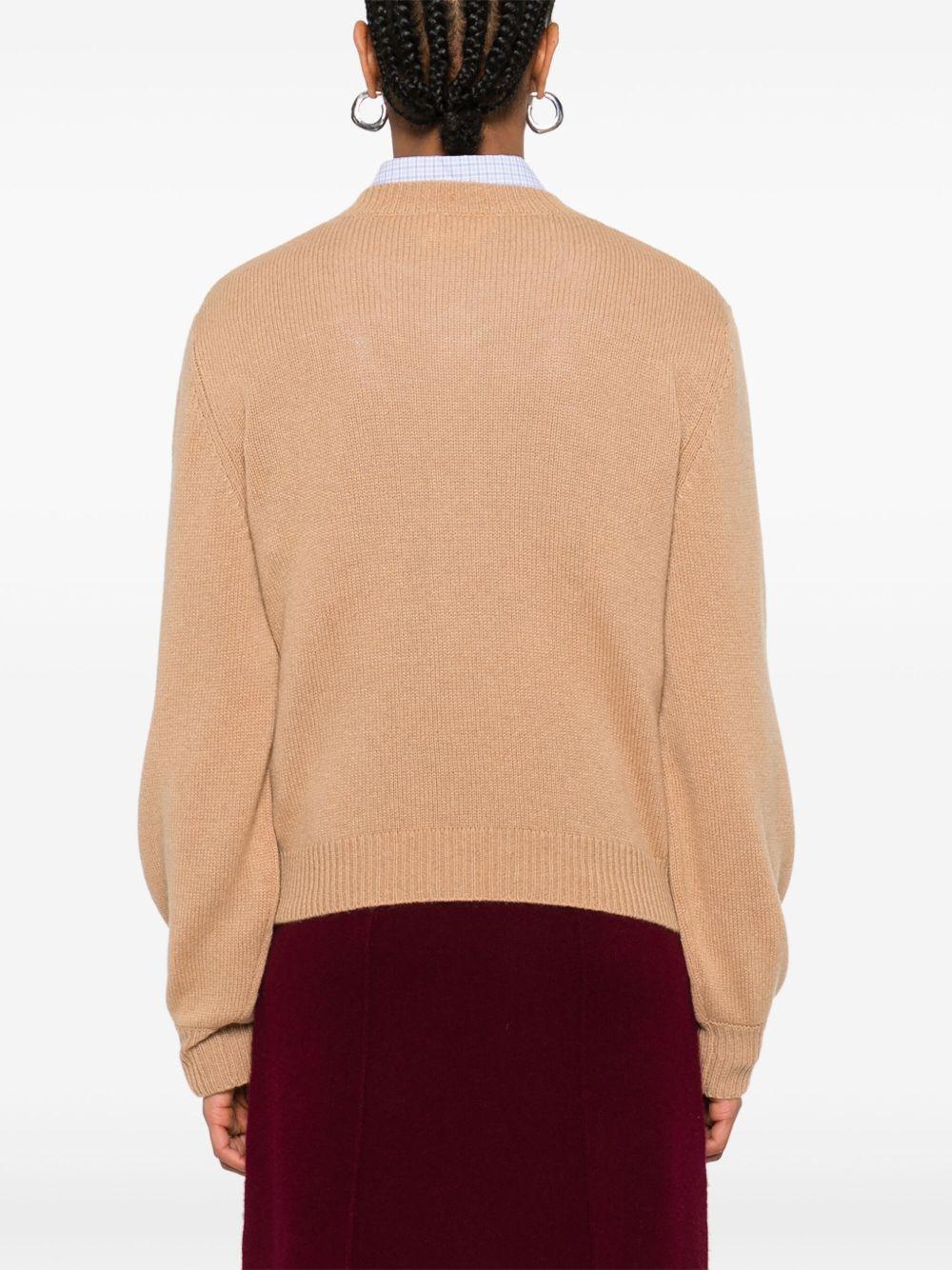 MARNI Maglia scollo a V in cashmere