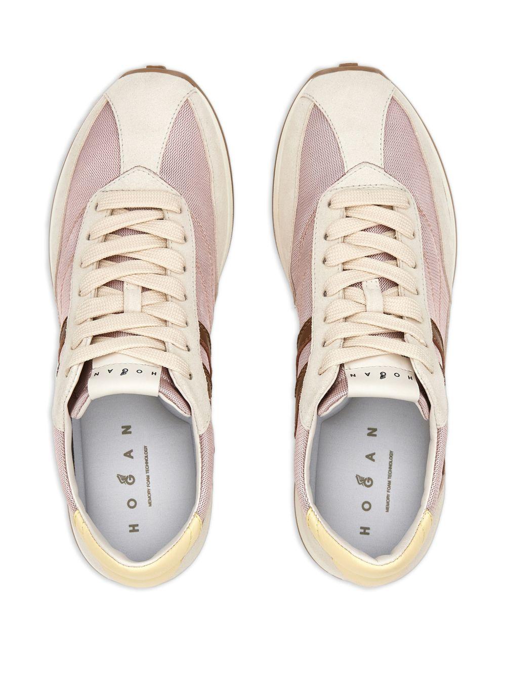 HOGAN Sneakers Athletic in tessuto tecnico e pelle