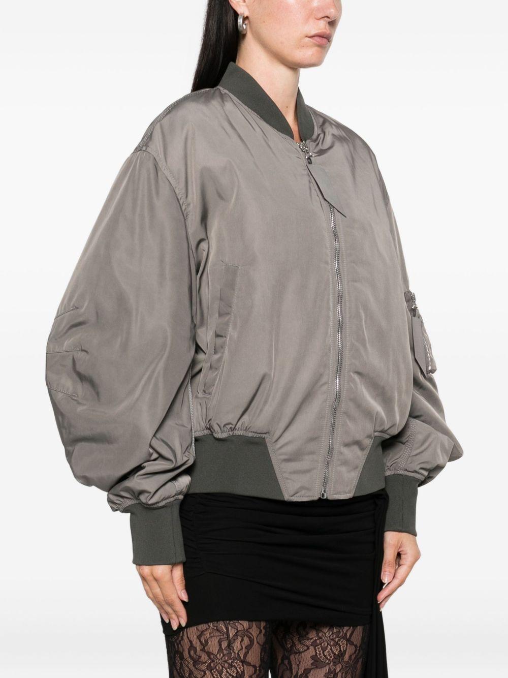 THE ATTICO Bomber 'Anja' grigio