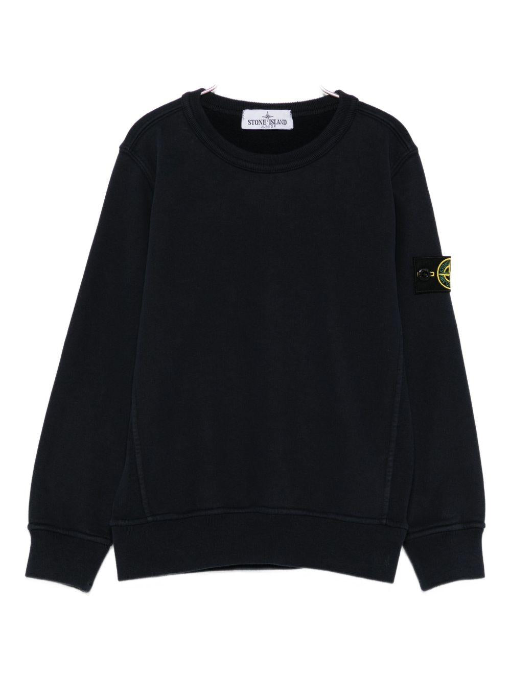 STONE ISLAND Felpa girocollo con logo
