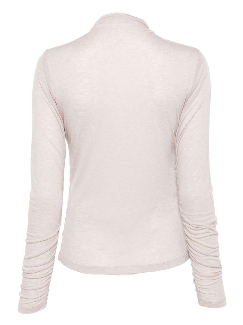 LIUJO Maglia beige a collo alto