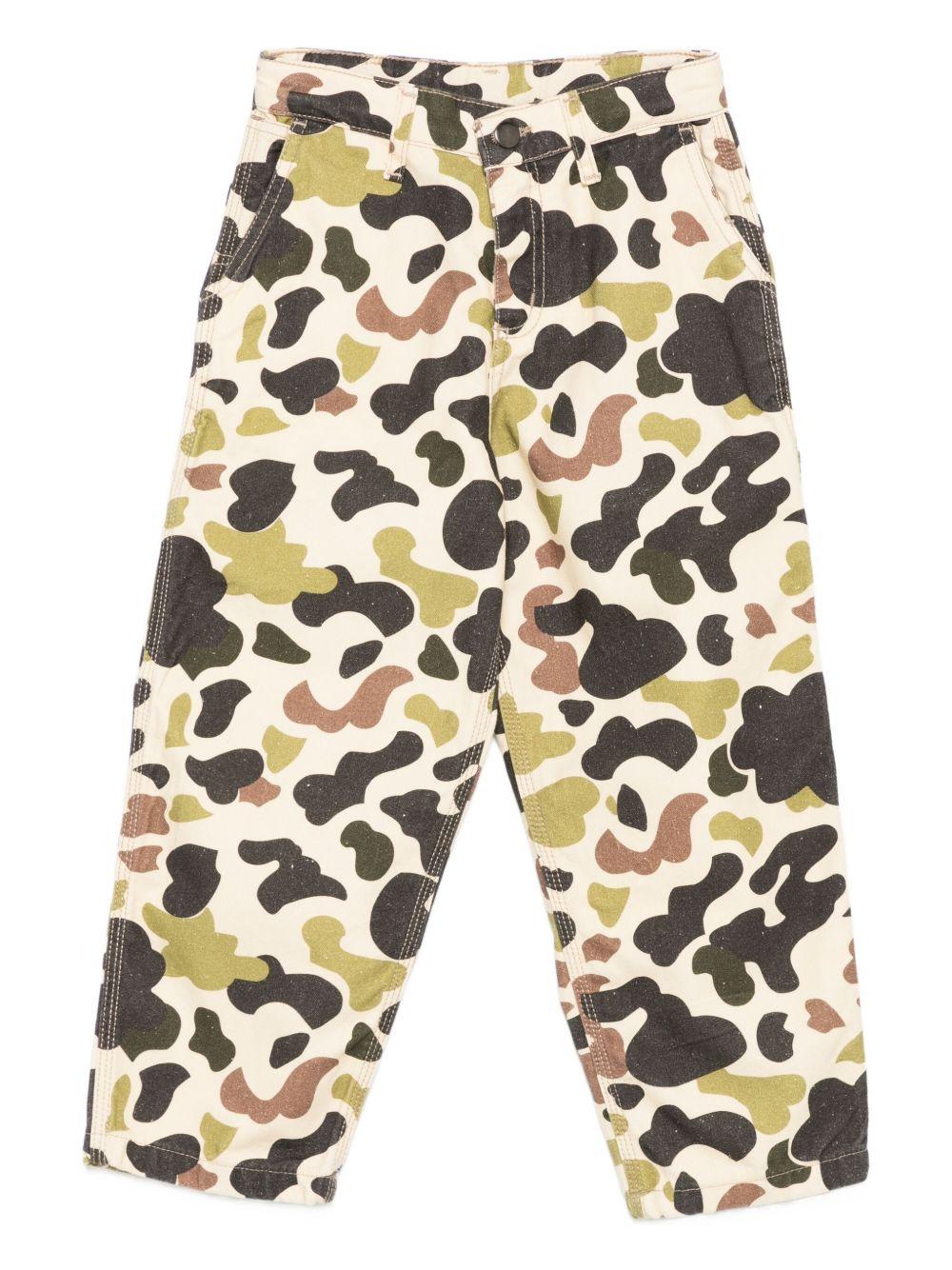 MARKET Pantaloni con stampa camouflage