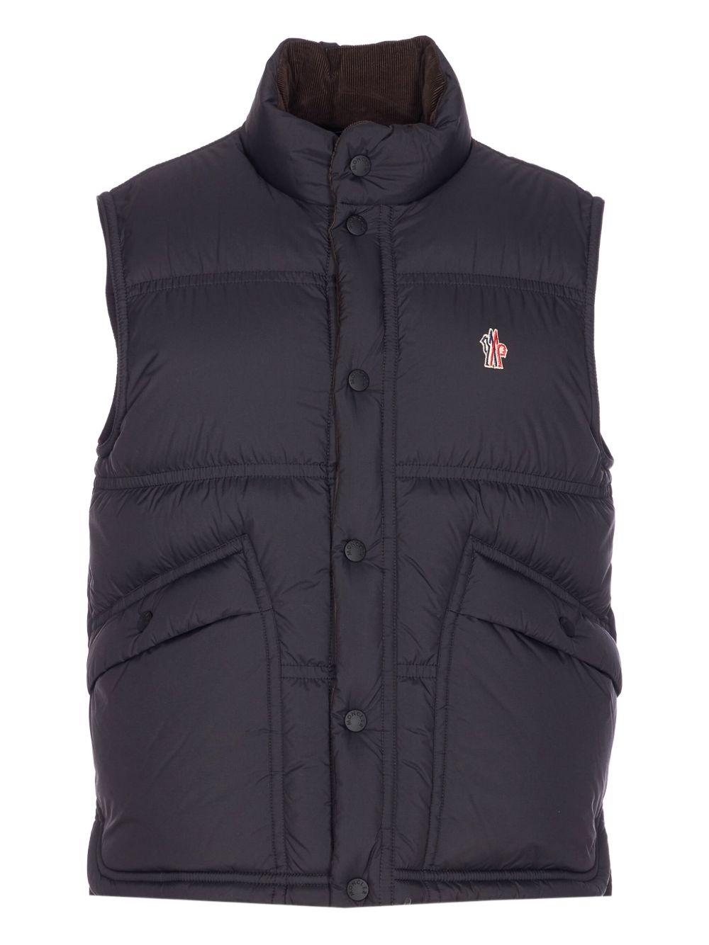 MONCLER GRENOBLE Gilet imbottito con logo