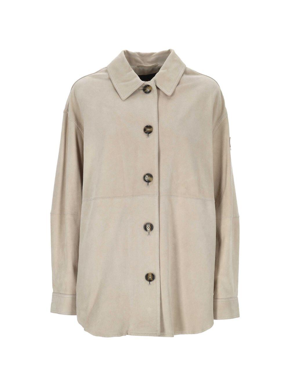 PEUTEREY Giacca in pelle scamosciata Lya