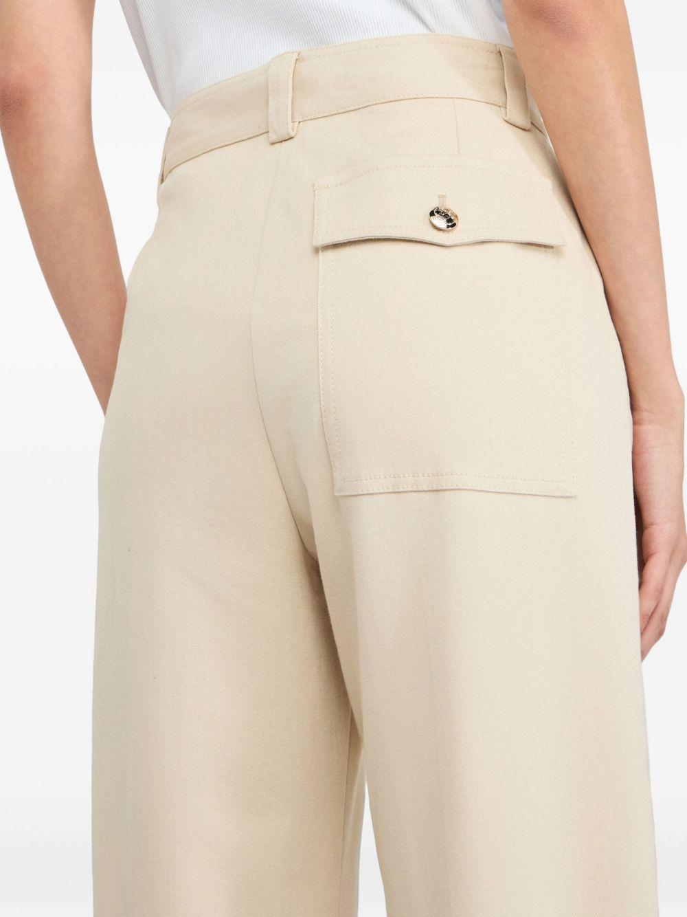 LIUJO Pantaloni beige con tasche laterali