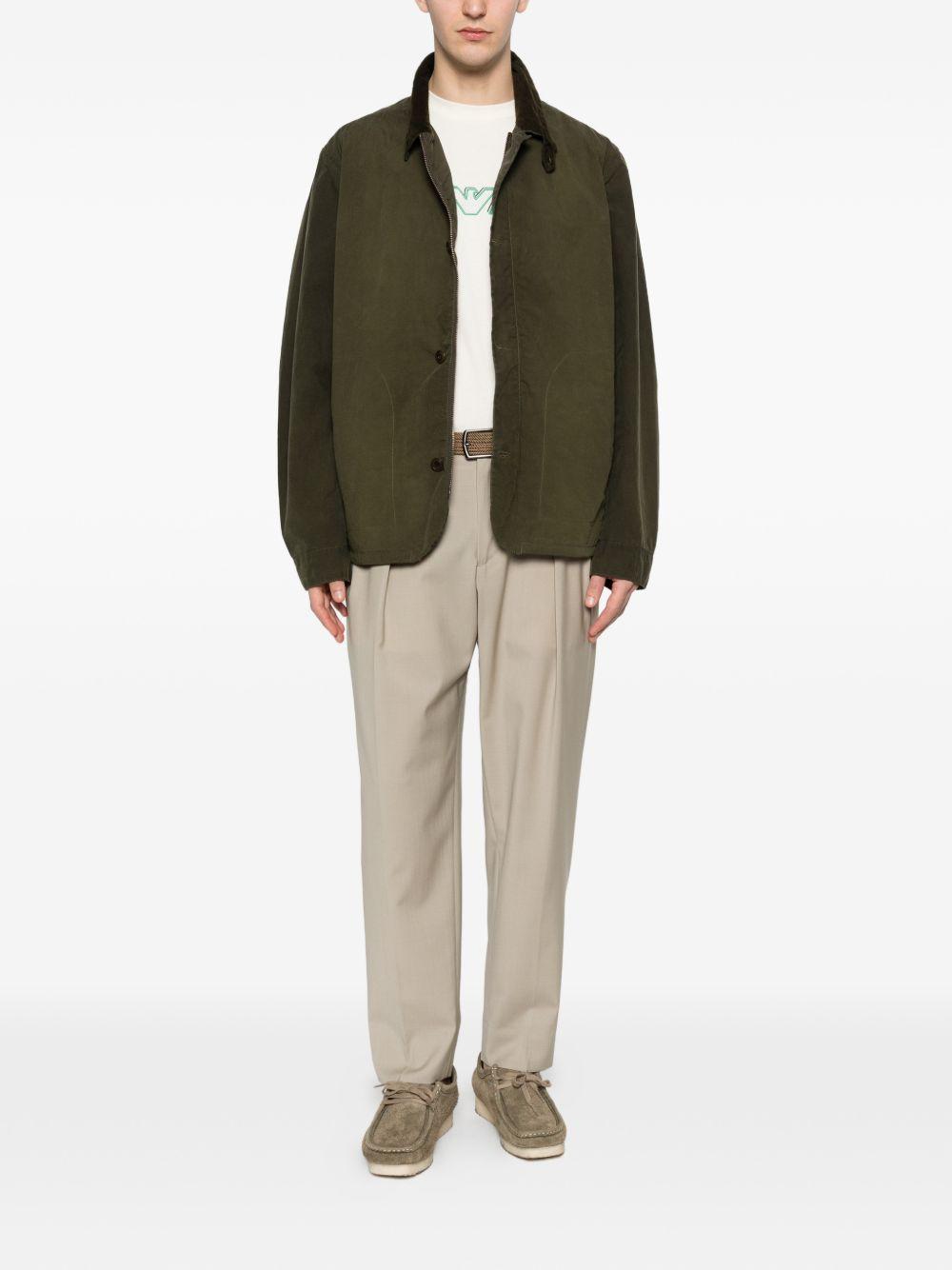 BARBOUR Giacca cerata Troon Washed in tessuto cerato lavato