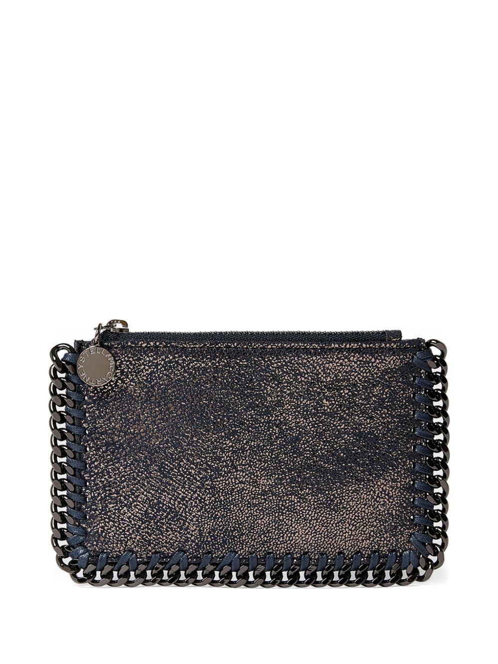 STELLA MCCARTNEY Portacarte Falabella in Eco Shiny Dotted Chamois