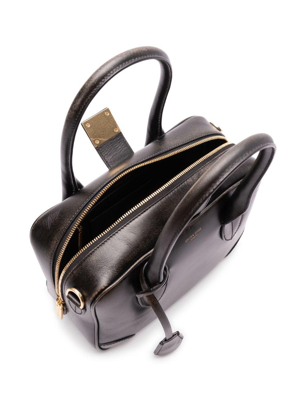 GOLDEN GOOSE Borsa tote 'Vita' in pelle nera