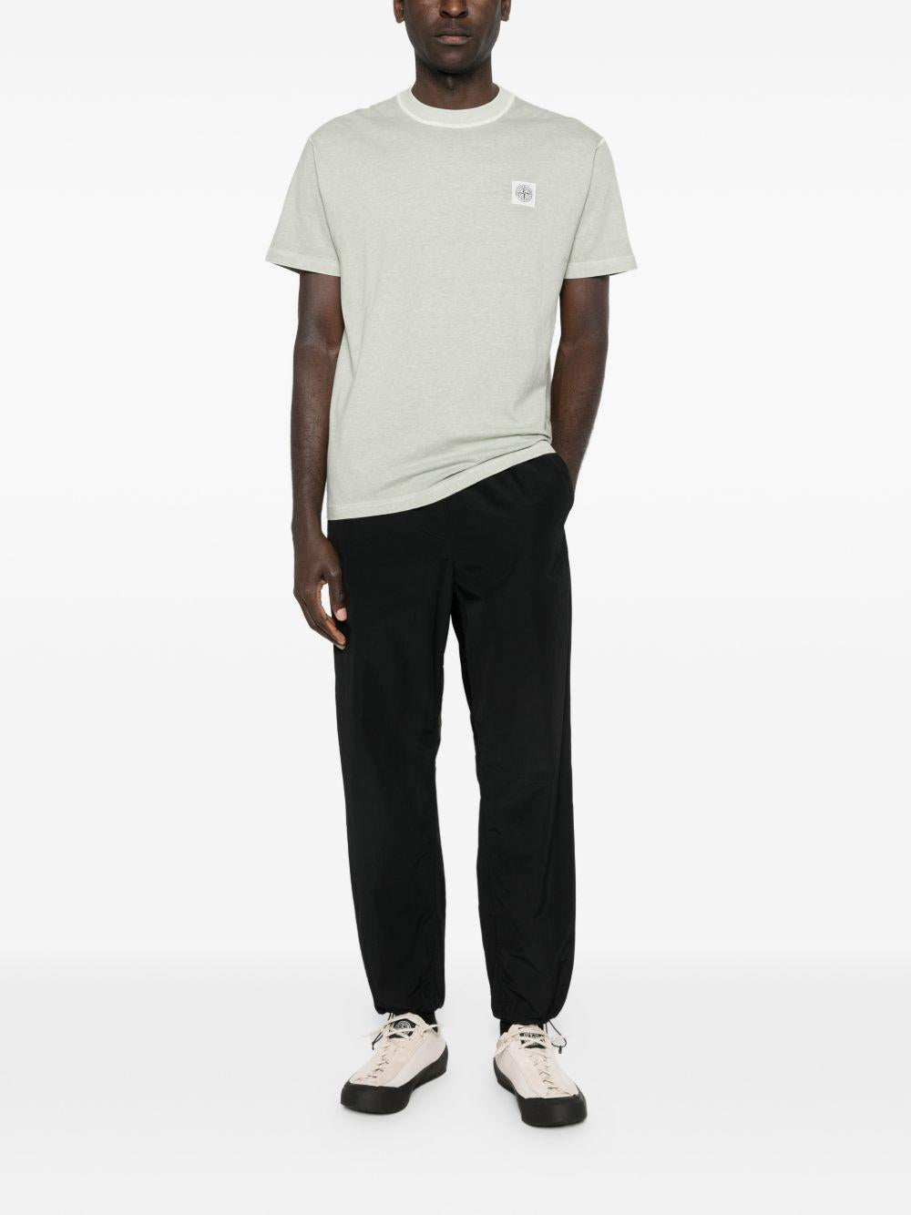 STONE ISLAND T-shirt a maniche corte verde chiaro