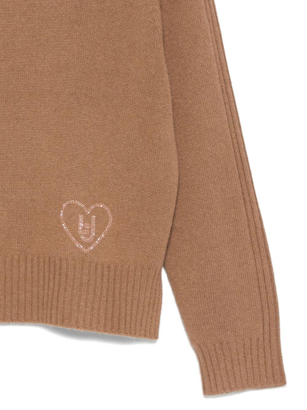 LIUJO Maglia beige con logo