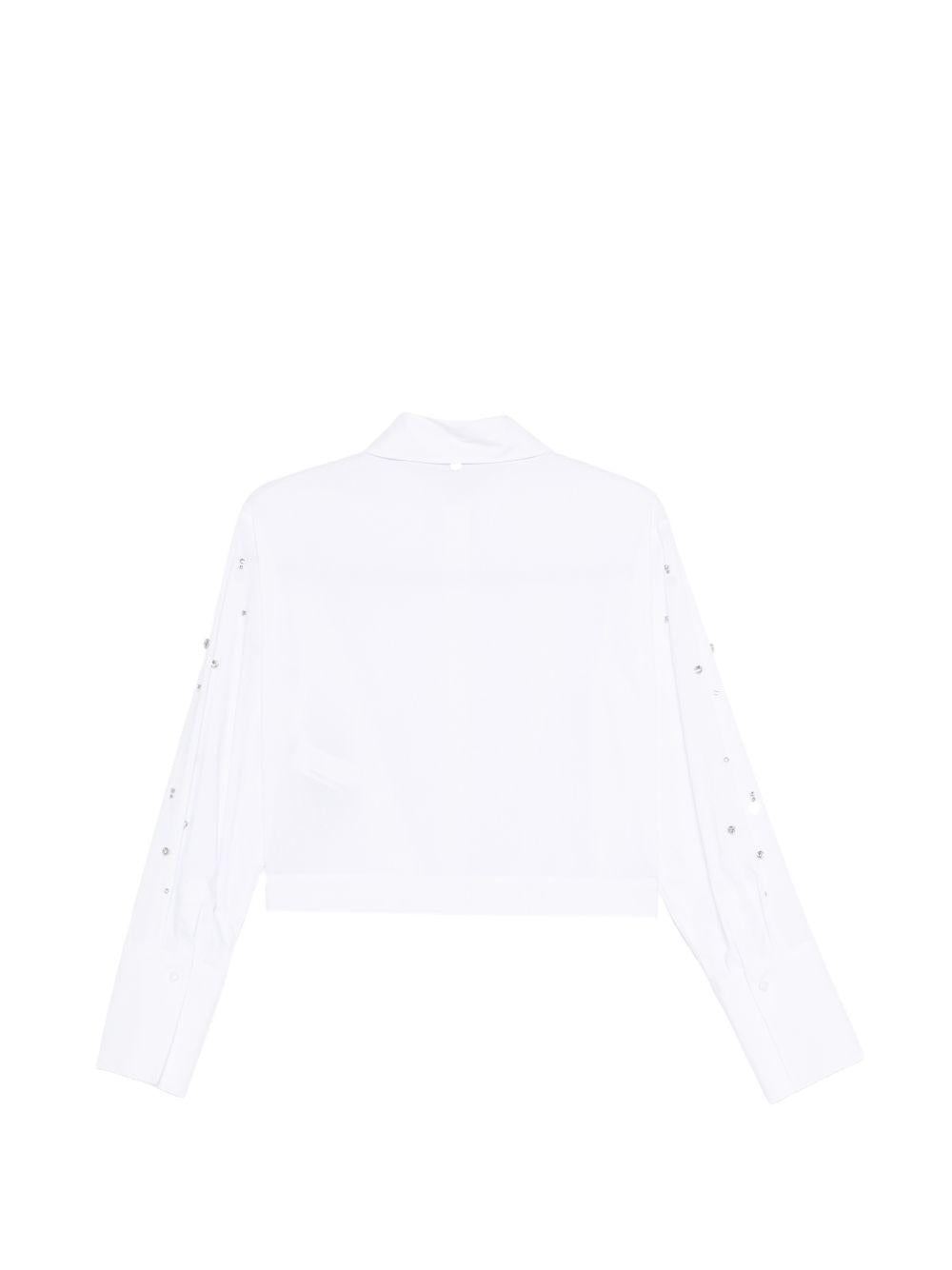 LIUJO Camicia a maniche lunghe con strass