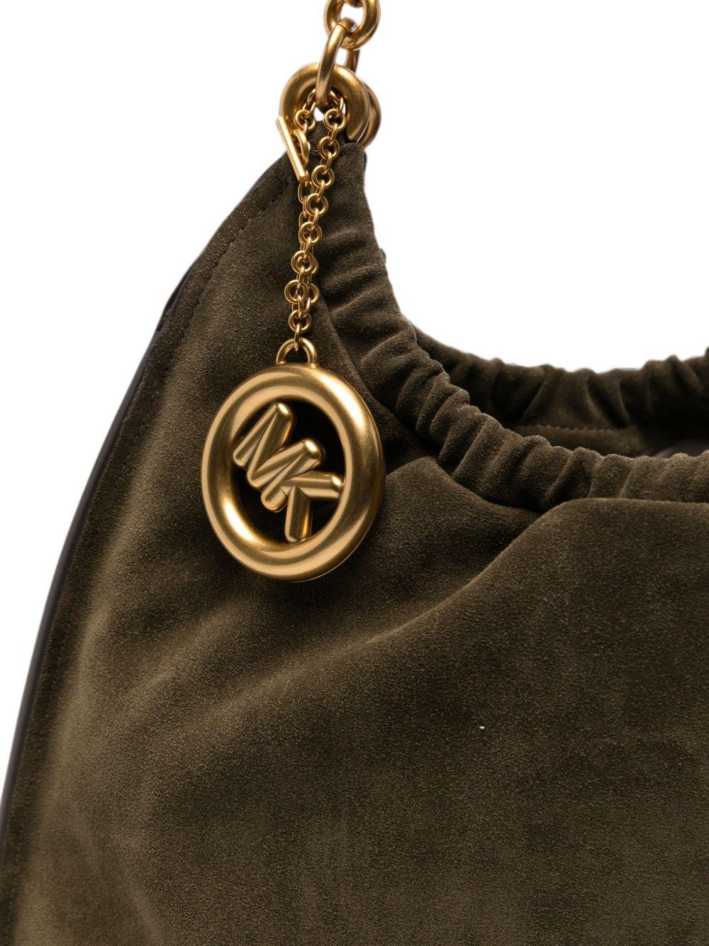 MICHAEL KORS Borsa a spalla Loden Chain in pelle scamosciata