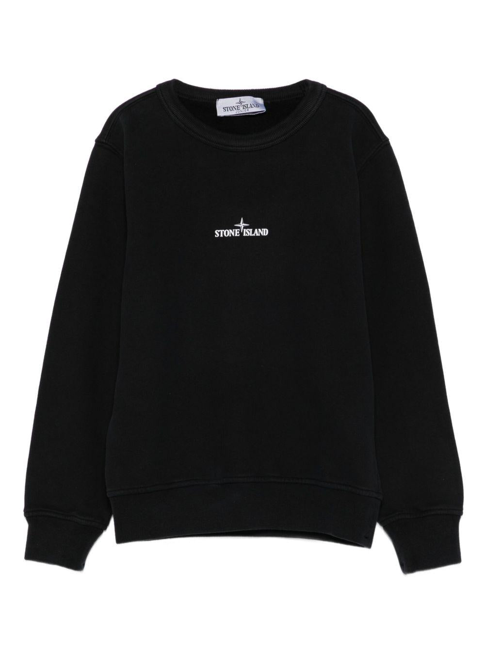 STONE ISLAND Felpa girocollo con logo