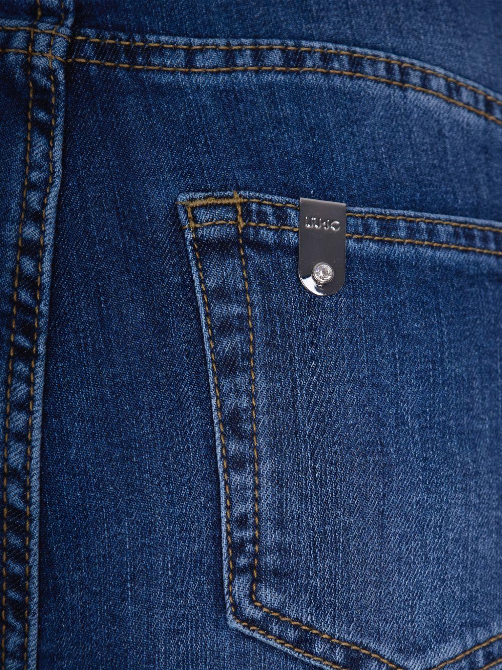 LIUJO Jeans blu con bottoni