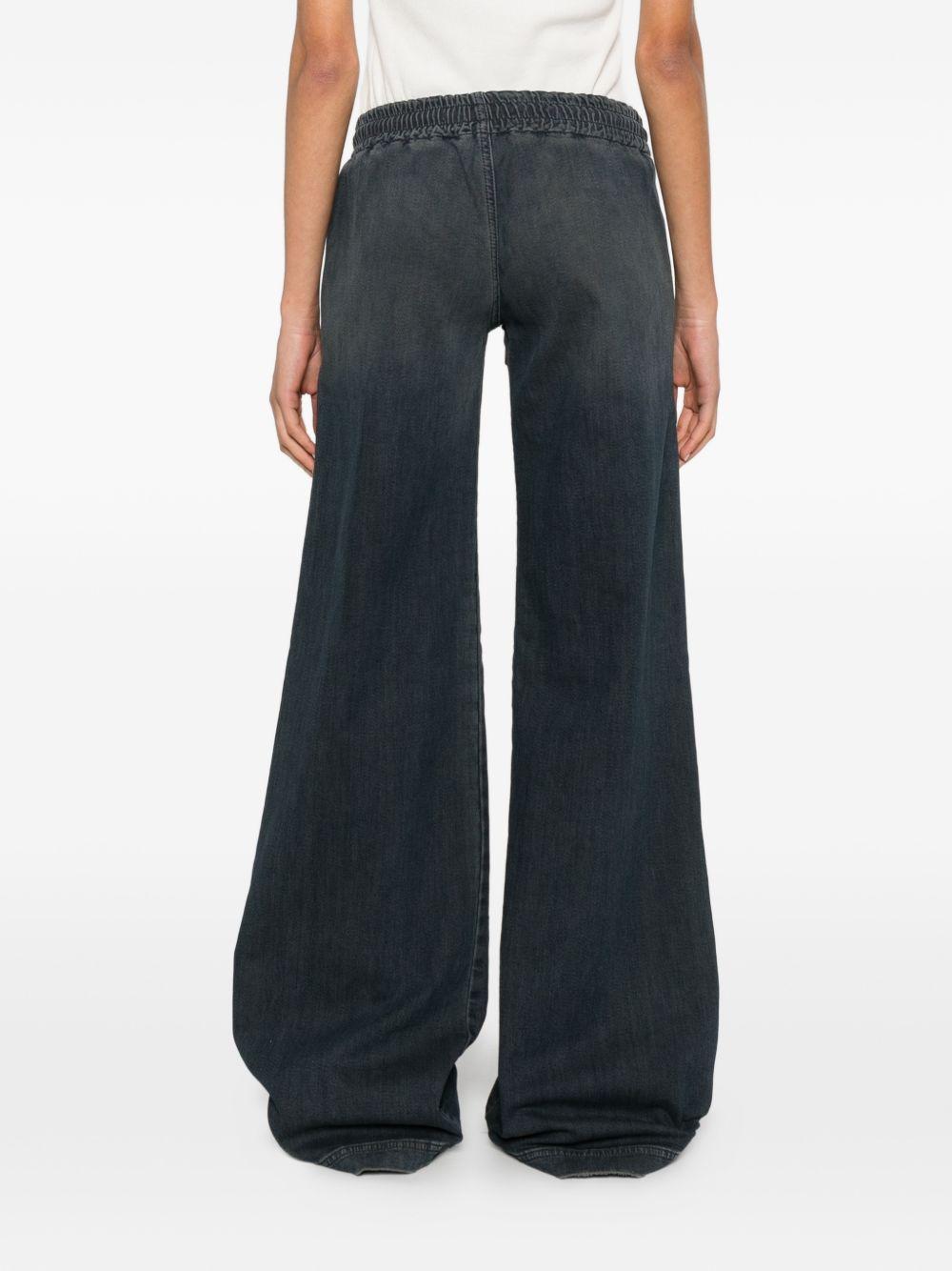 DIESEL Jeans effetto washed sulla gamba