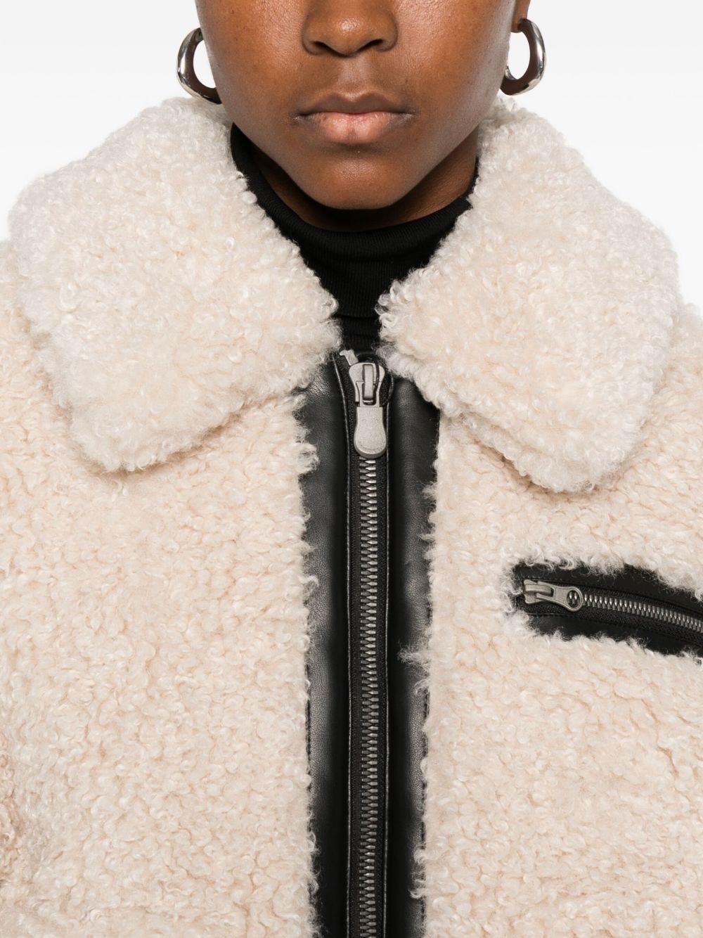 SAVE THE DUCK Pelliccia bianca 'Hester' con tasche