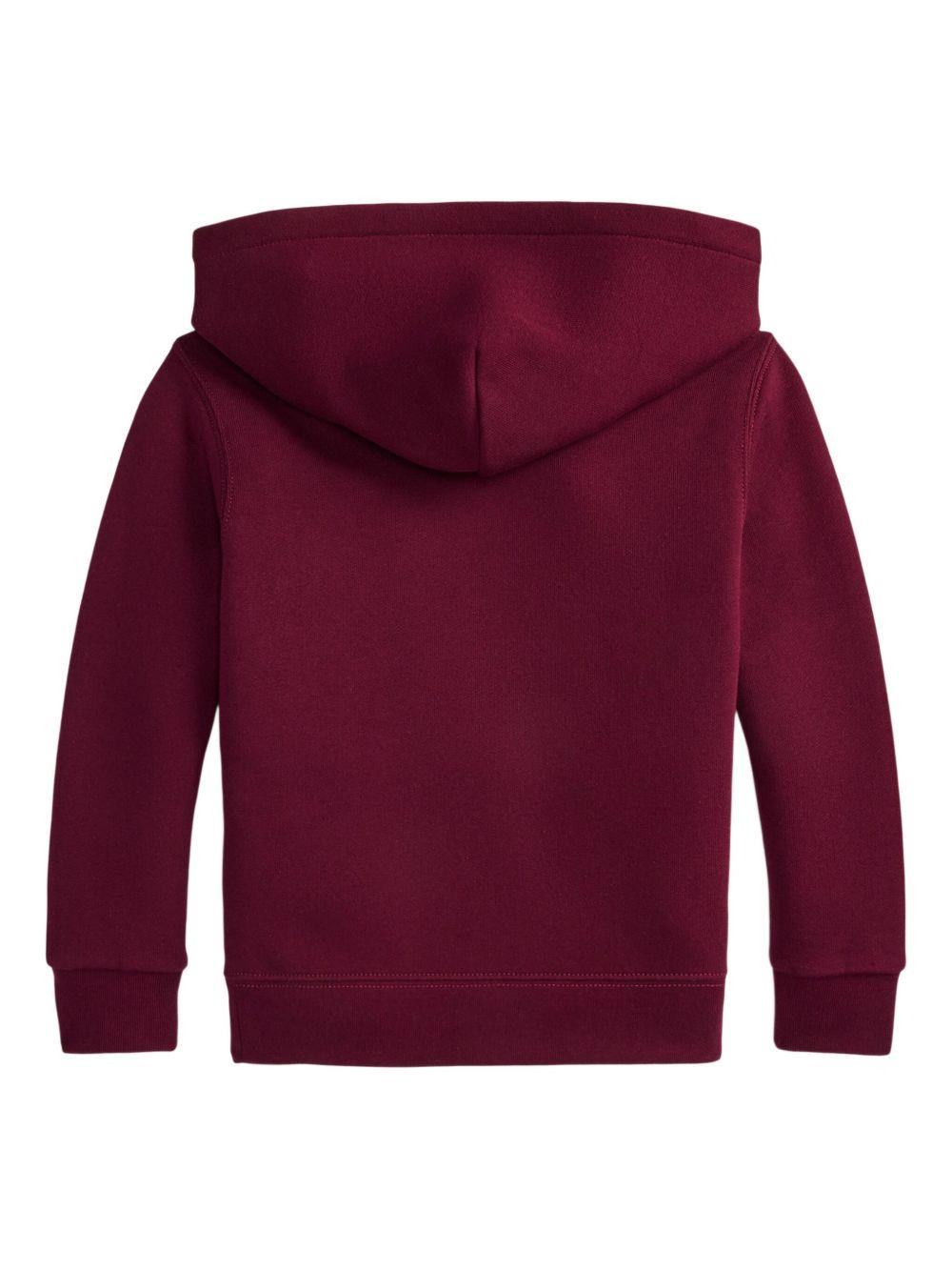 POLO RALPH LAUREN Felpa con cappuccio e logo