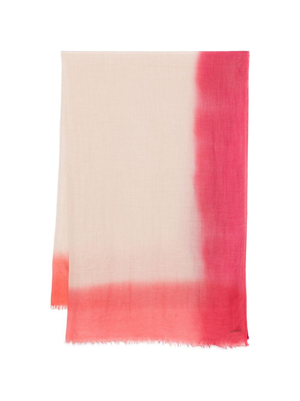 FALIERO SARTI Foulard Giudy in cashmere con contorno colorato