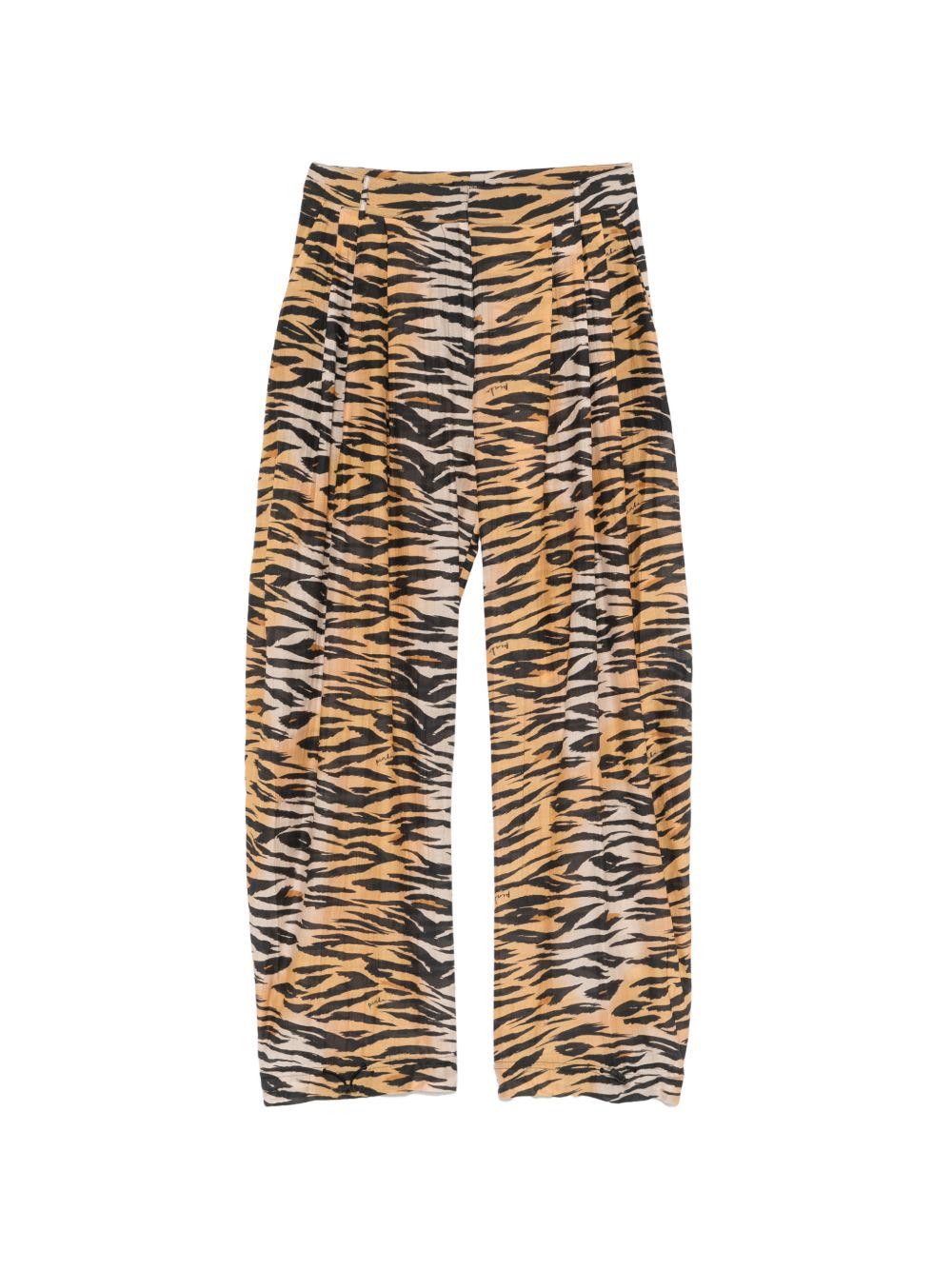 PINKO Pantaloni casual Lizbeth con stampa animalier