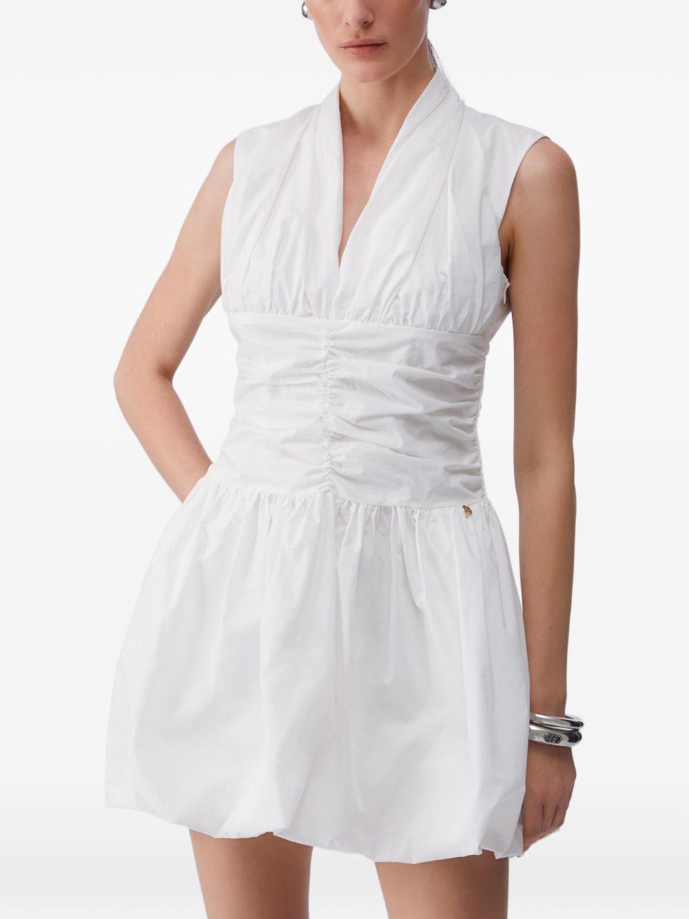 LIUJO Abito corto bianco a palloncino