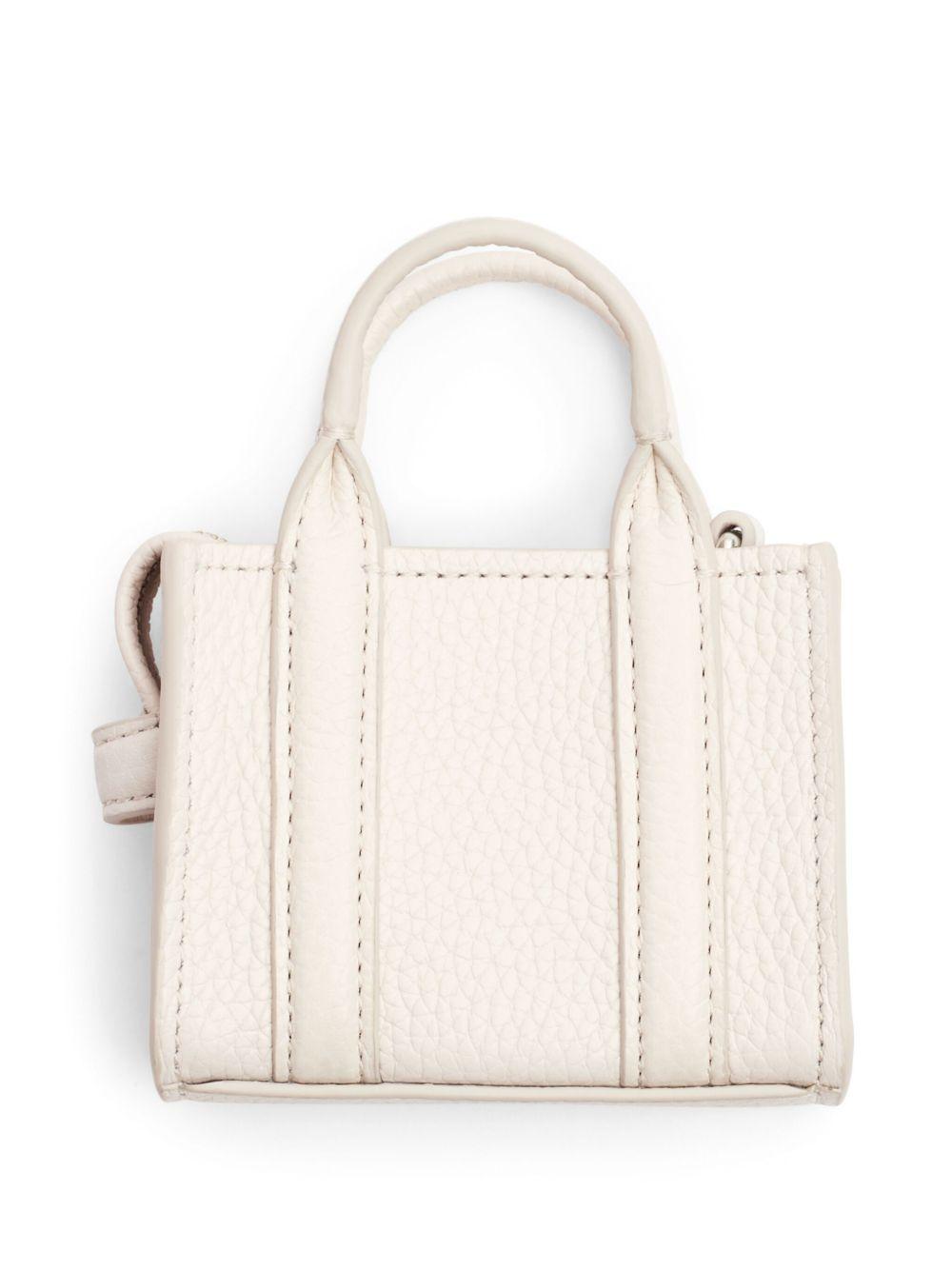 MARC JACOBS 'The Nano Tote Bag Charm' bianco