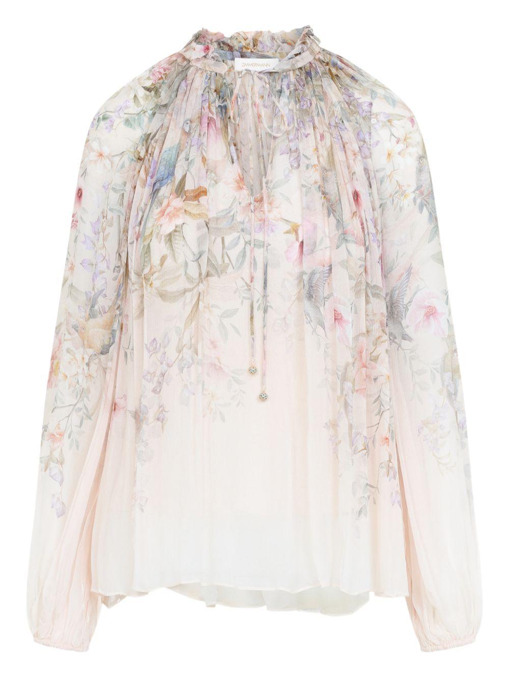 ZIMMERMANN Blusa fantasia pastello
