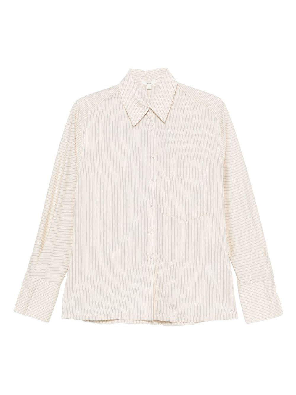 YERSE Camicia Kanye bianca a righe