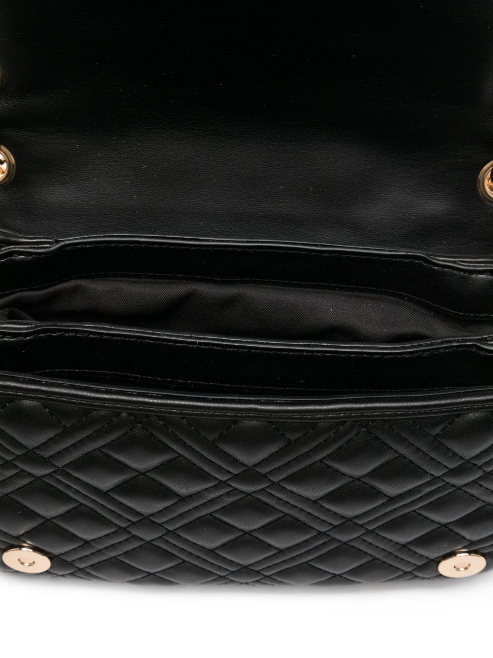 LOVE MOSCHINO Borsa a spalla nera trapuntata