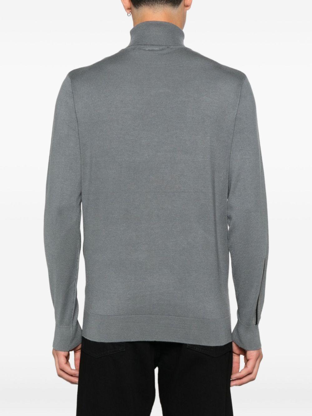 JOHN RICHMOND Maglia grigia a collo alto