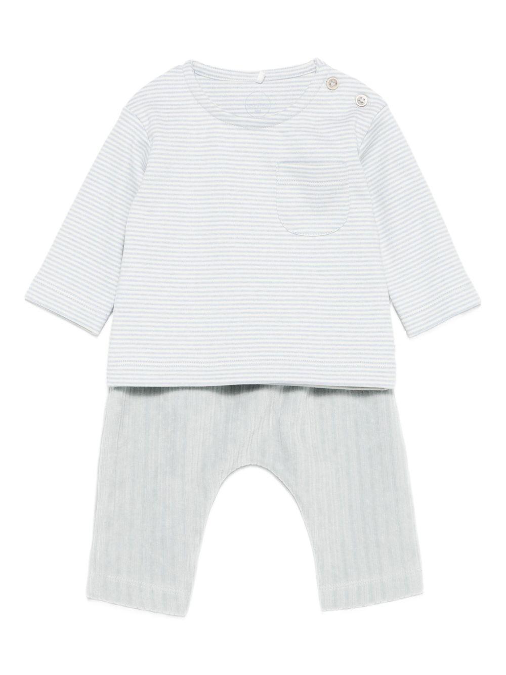 LARANJINHA Set neonata a righe