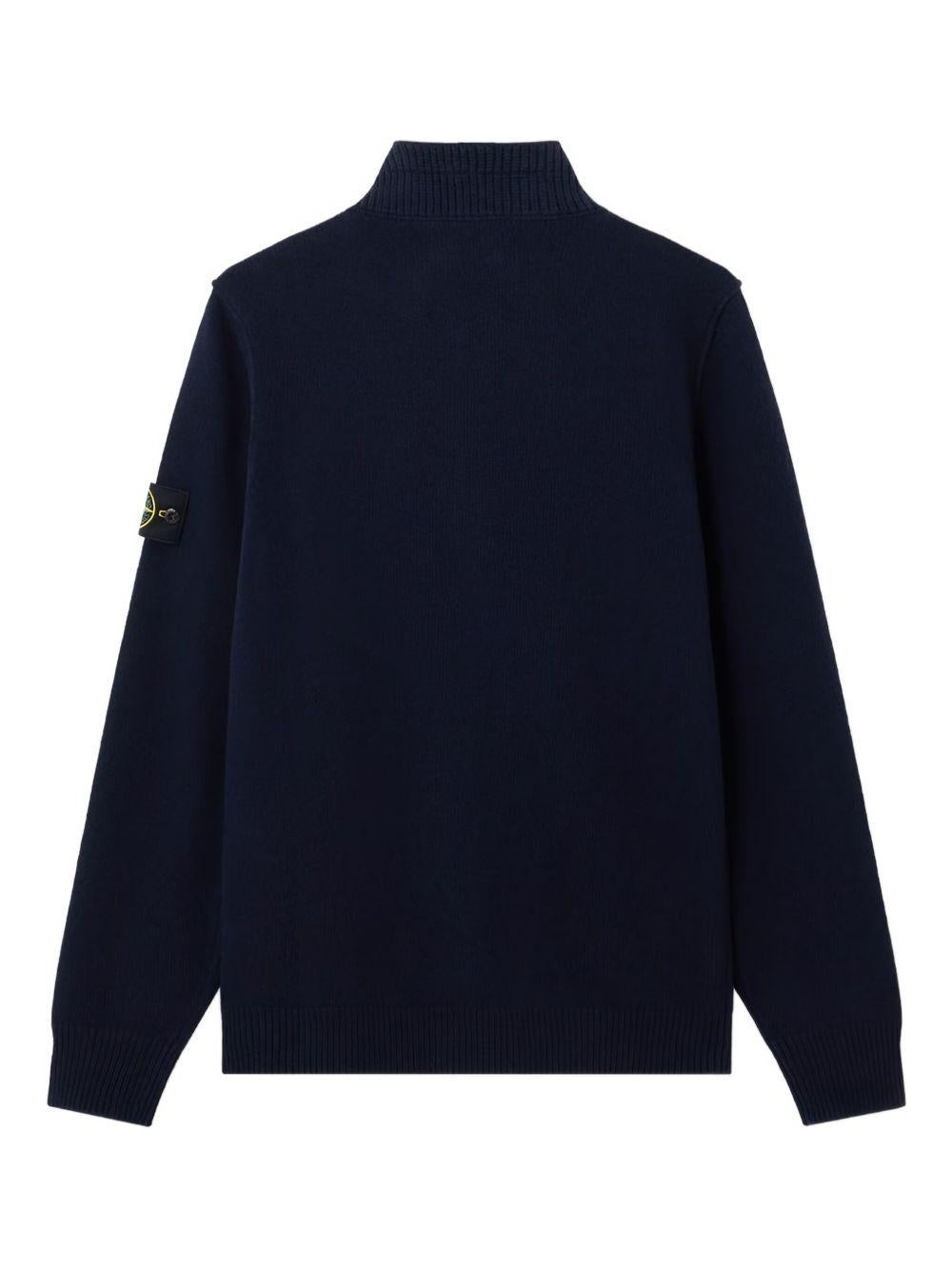 STONE ISLAND Maglia a collo alto con bottoni