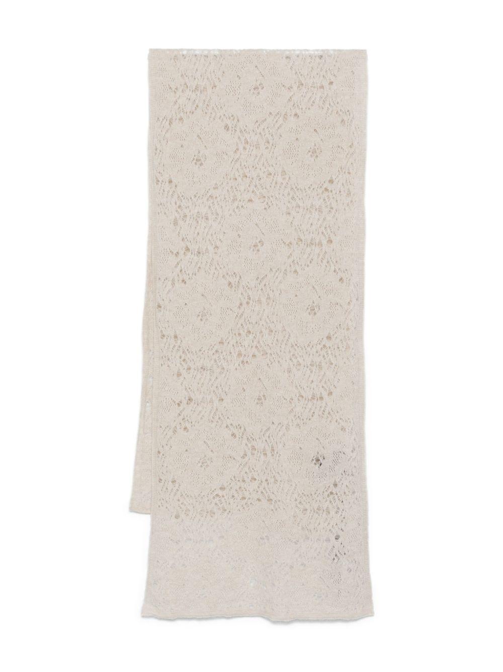 D EXTERIOR Stola in pizzo traforato con motivo floreale